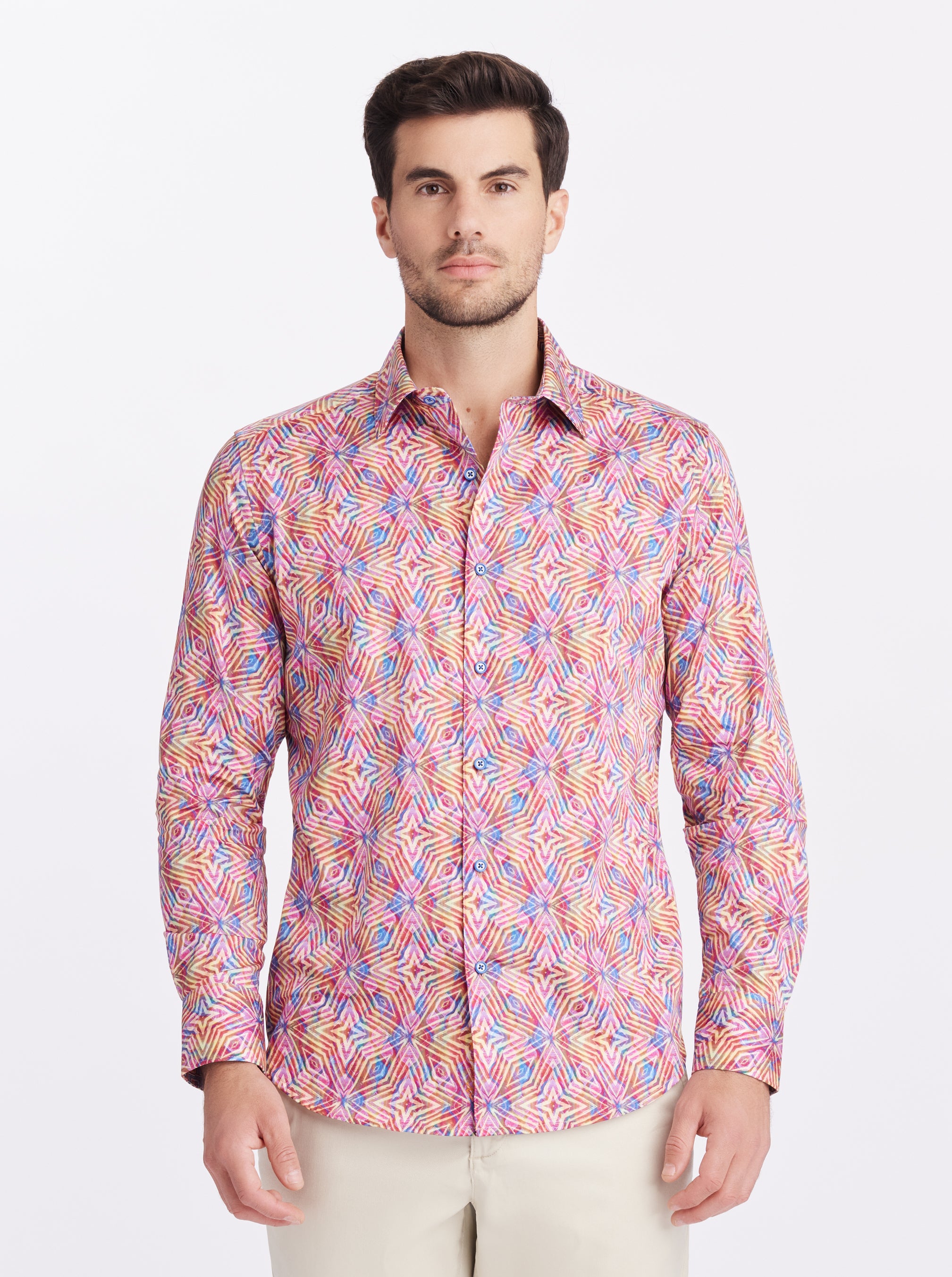 PENDINE LONG SLEEVE BUTTON DOWN SHIRT