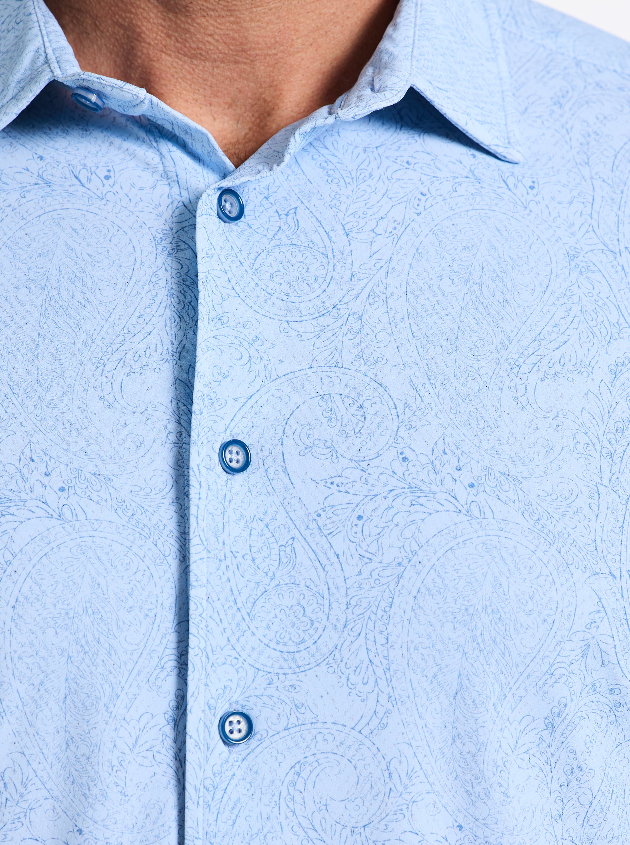 THURSTON LONG SLEEVE BUTTON DOWN KNIT SHIRT