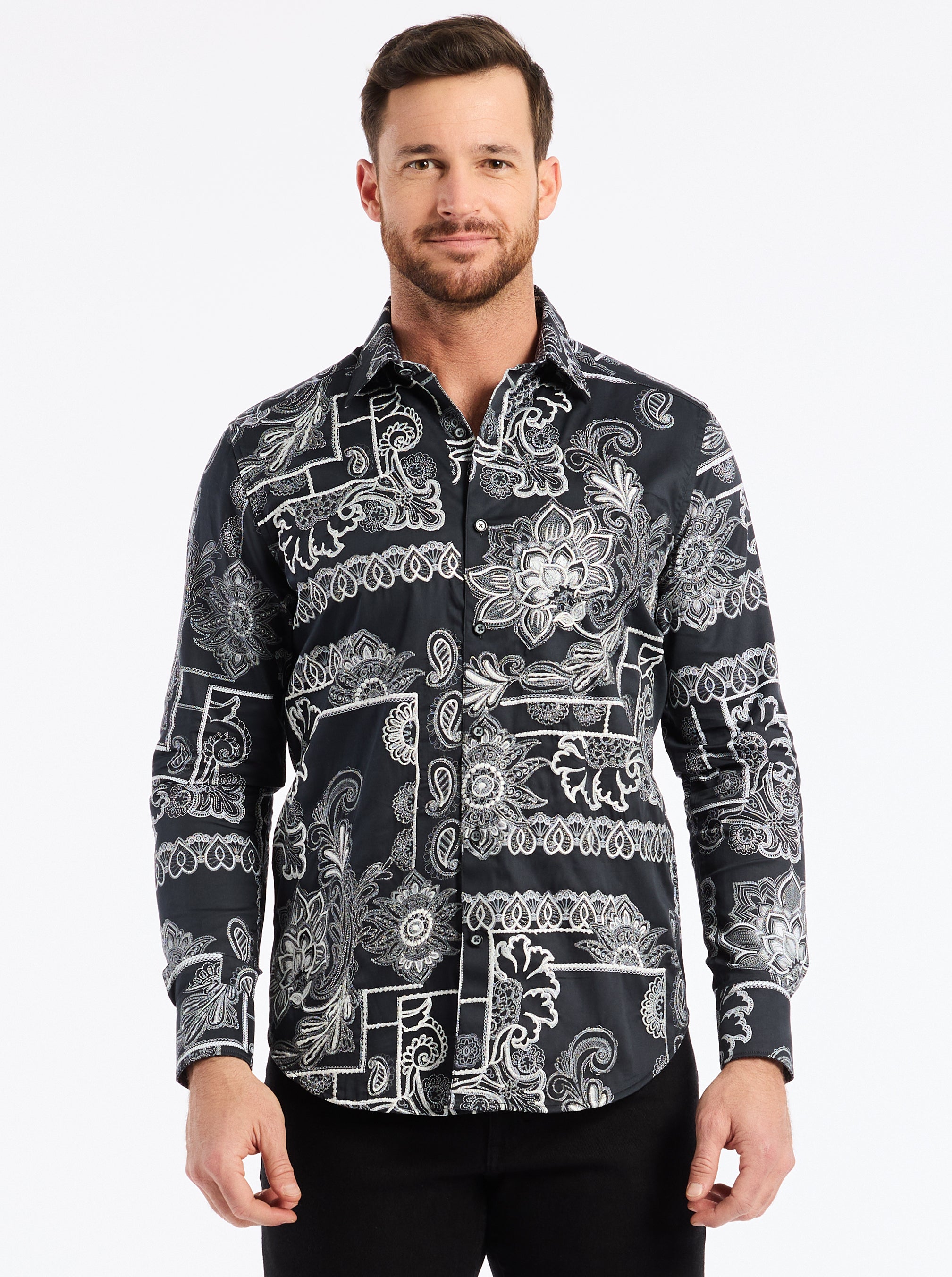 ARDEN LONG SLEEVE BUTTON DOWN SHIRT