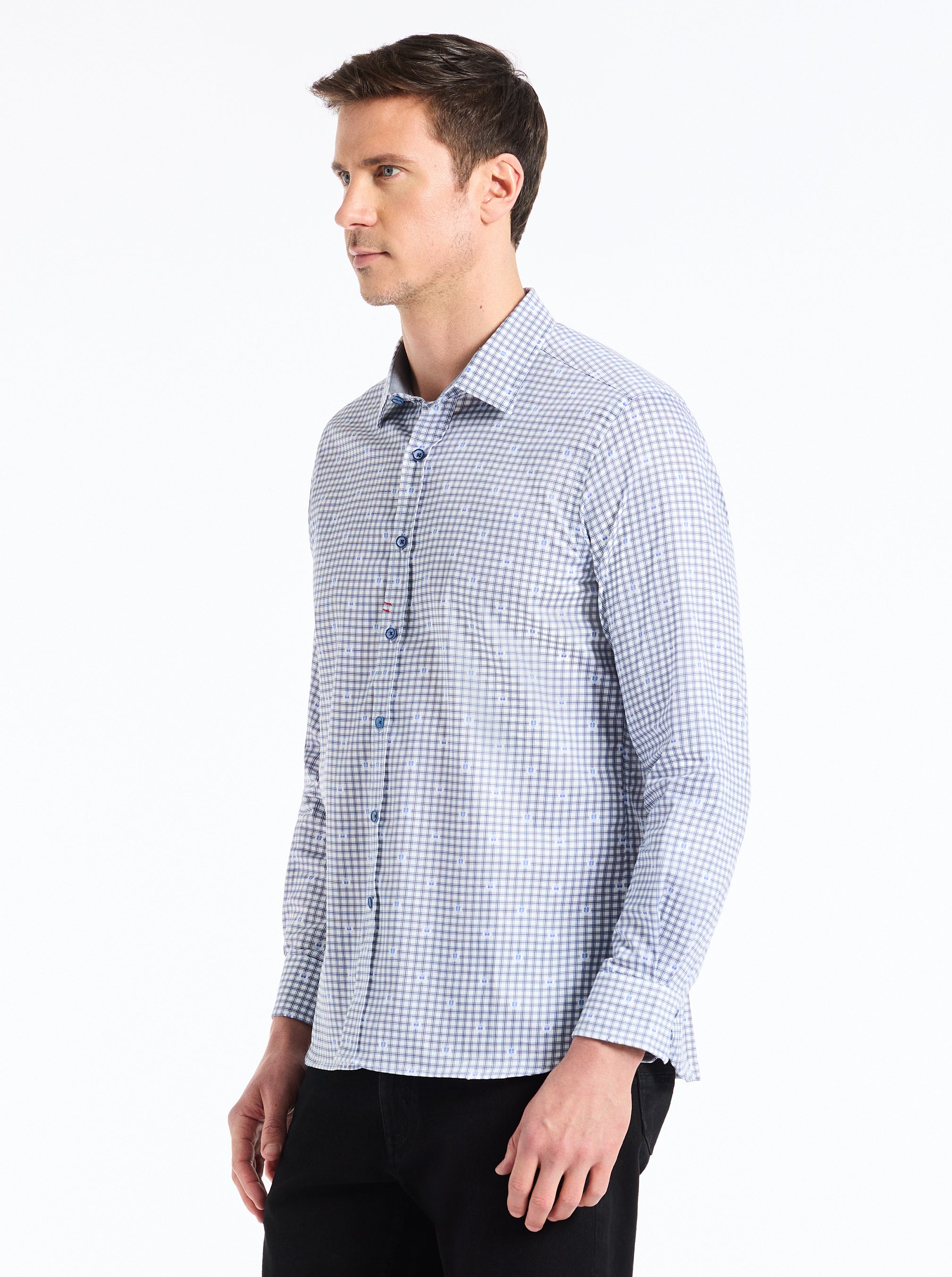 KEITH LONG SLEEVE BUTTON DOWN SHIRT