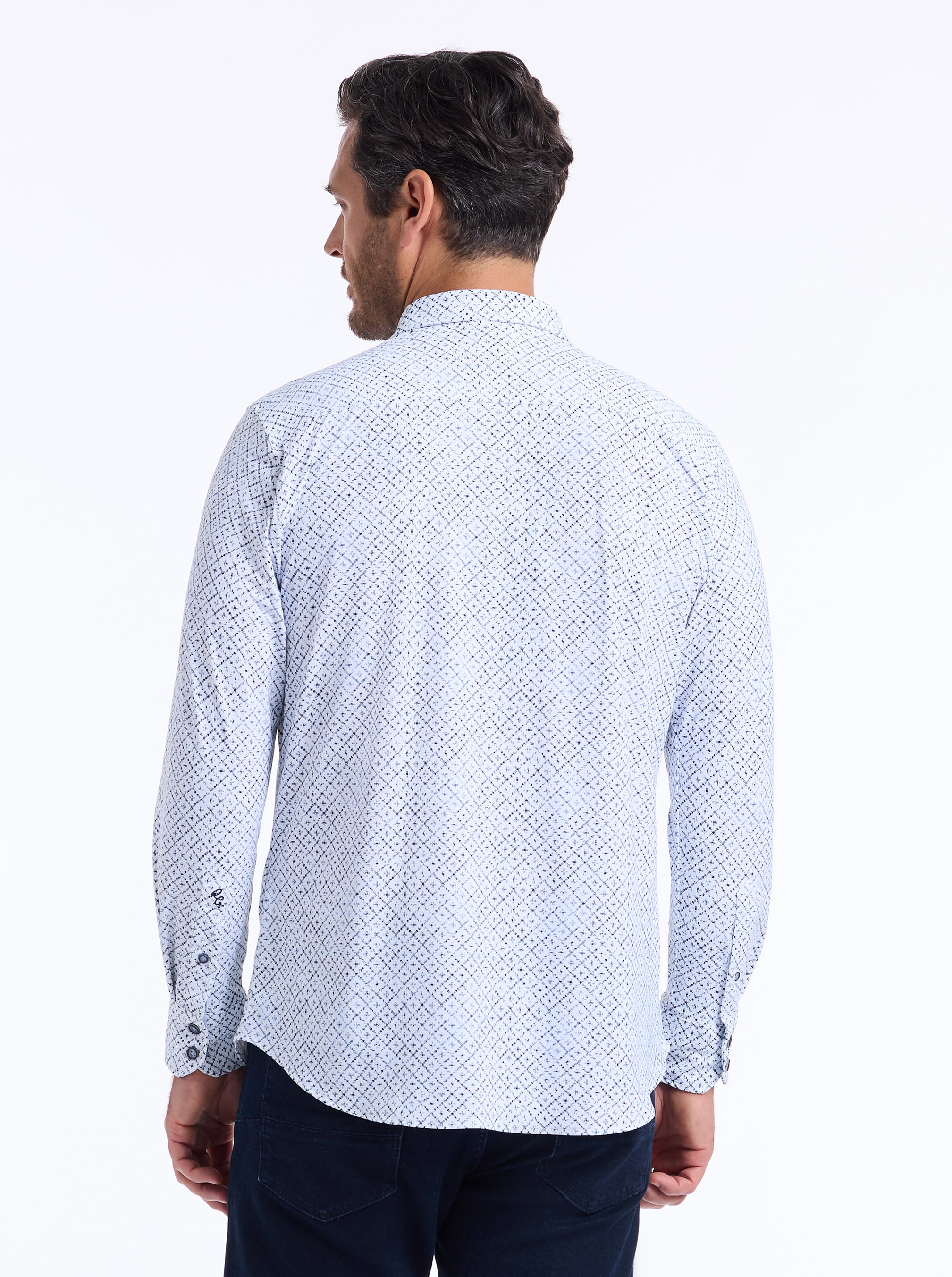 MONTAGU LONG SLEEVE BUTTON DOWN SHIRT