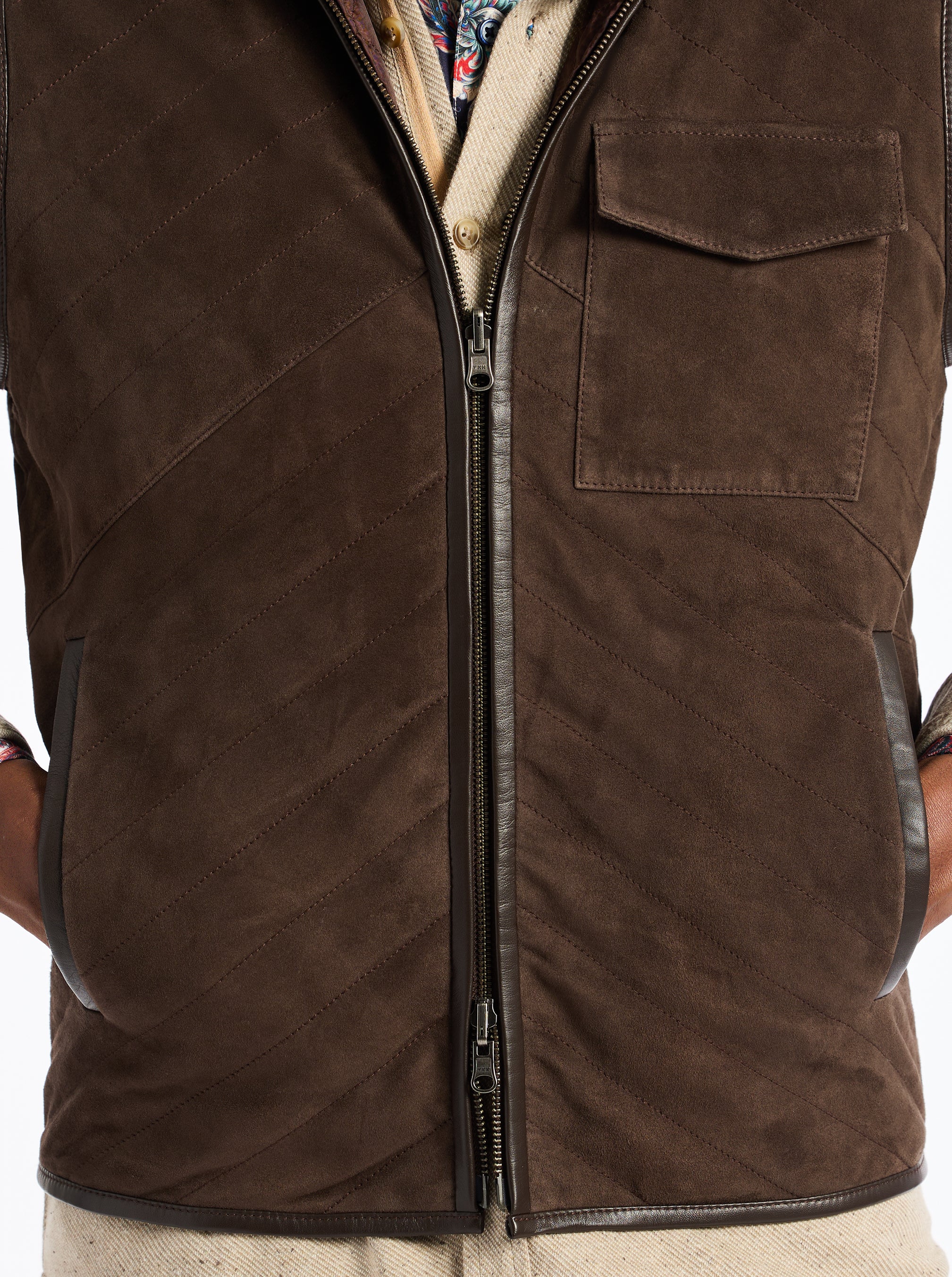 CAUTHORNE LEATHER VEST