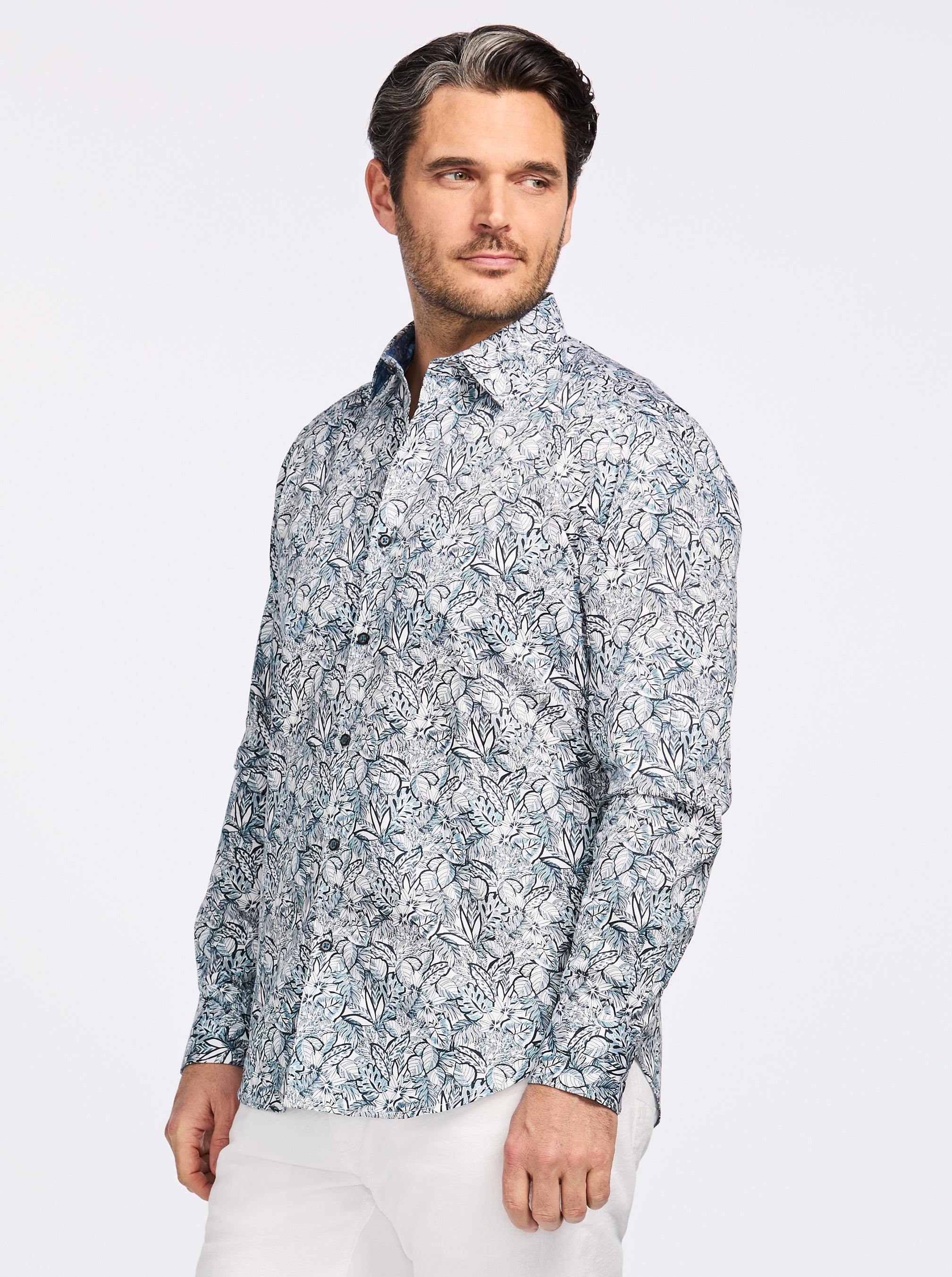 JARVIS LONG SLEEVE BUTTON DOWN SHIRT