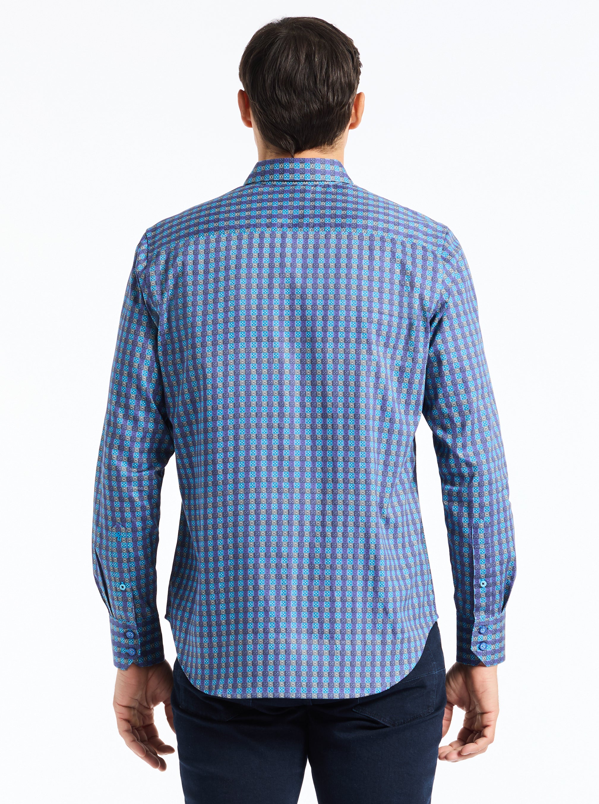 OSTIN LONG SLEEVE BUTTON DOWN SHIRT