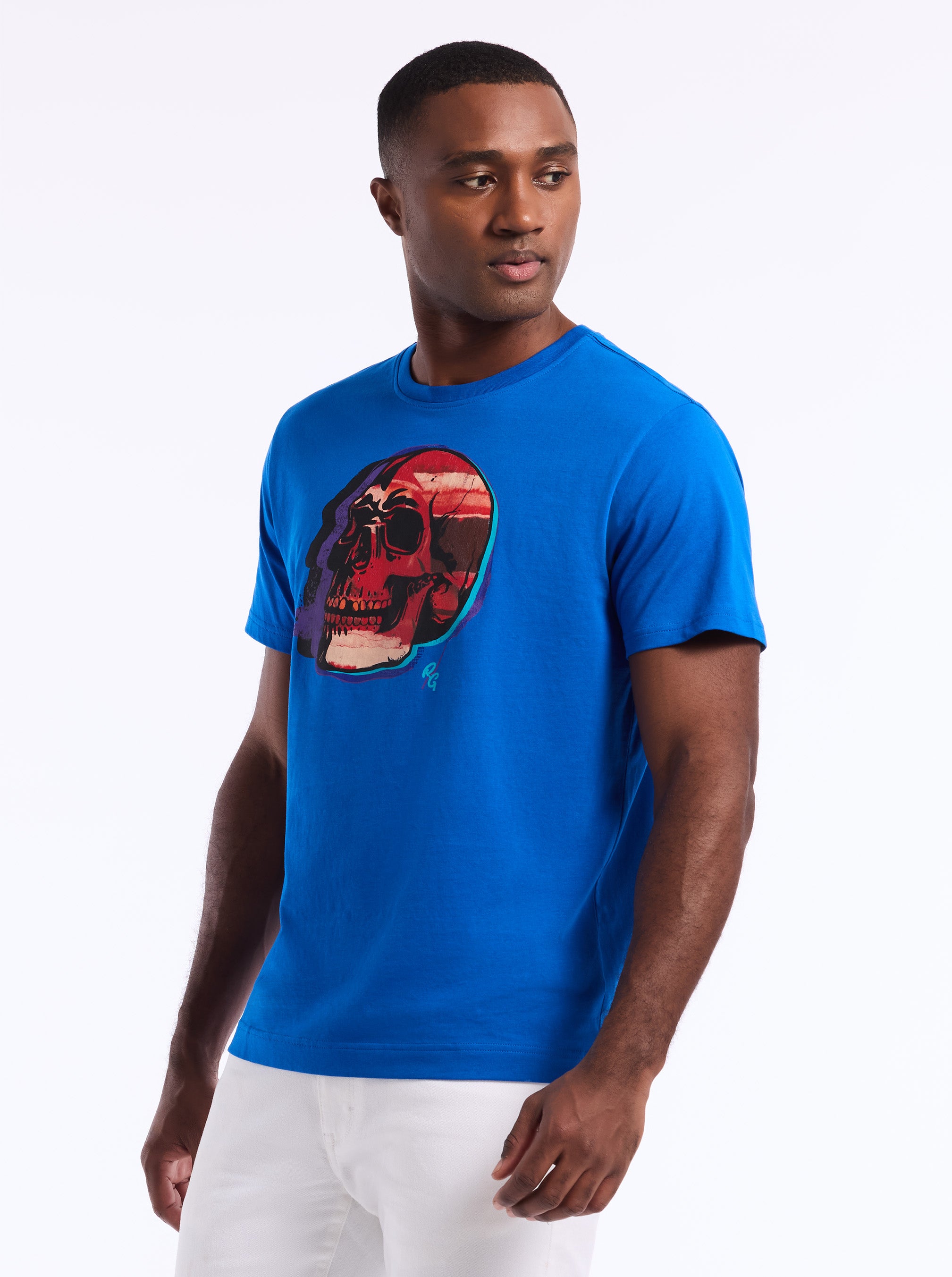 STAMP SKULL SHORT SLEEVE T-SHIRT