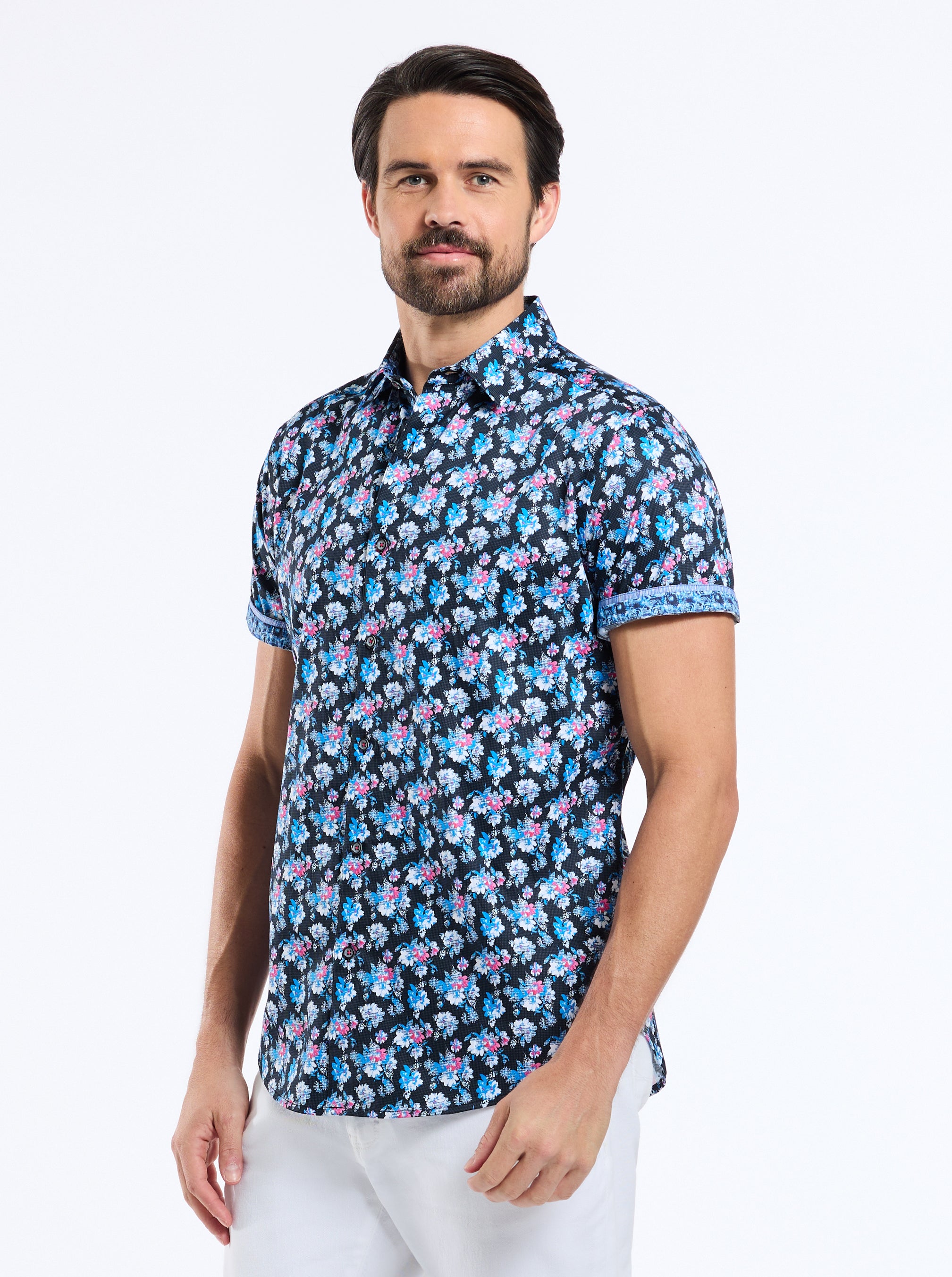 ALRED SHORT SLEEVE BUTTON DOWN SHIRT