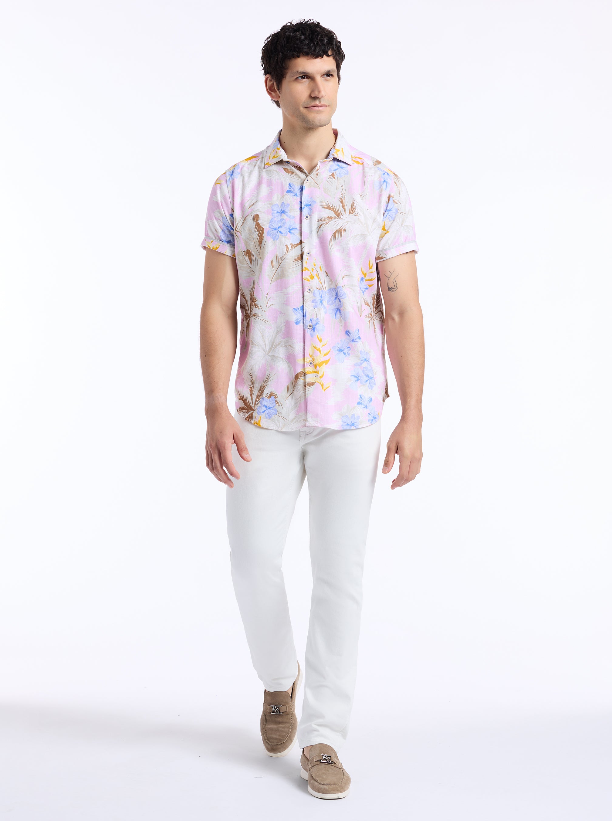 FLETCHER SHORT SLEEVE BUTTON DOWN SHIRT