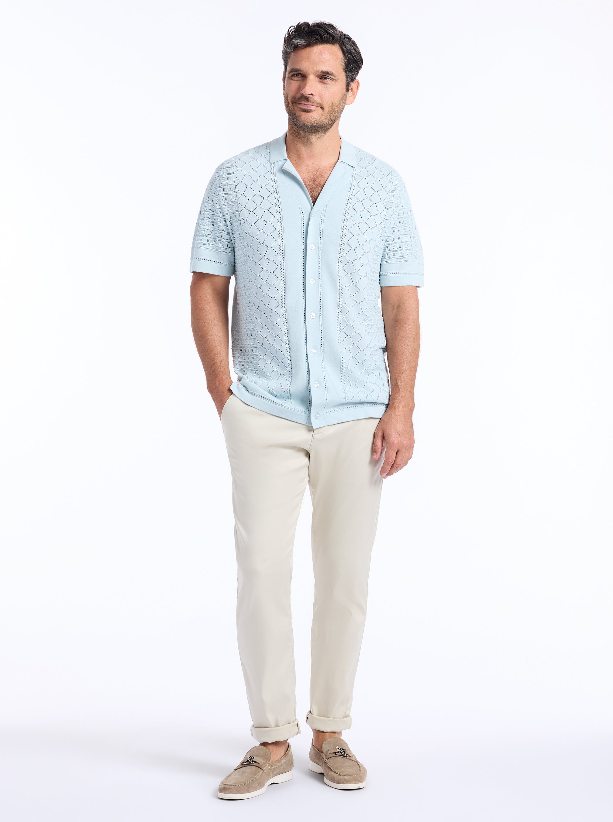 DELMAR SHORT SLEEVE SWEATER