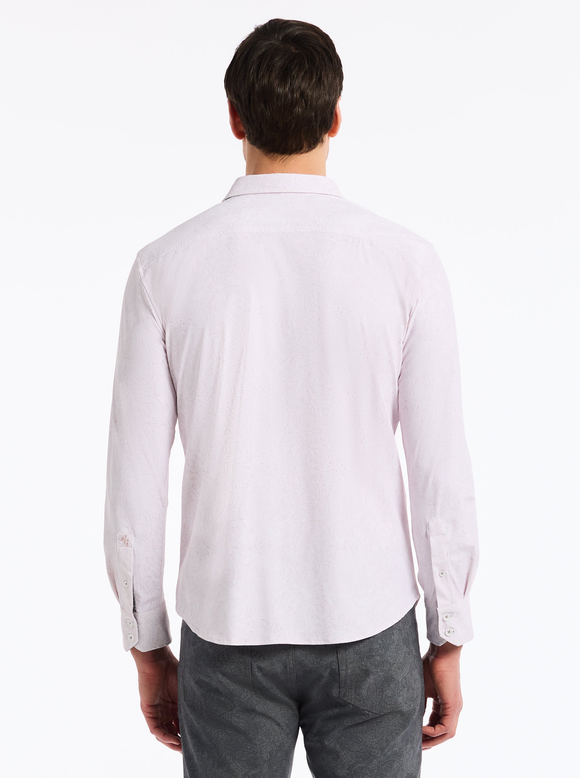 THURSTON LONG SLEEVE BUTTON DOWN KNIT SHIRT