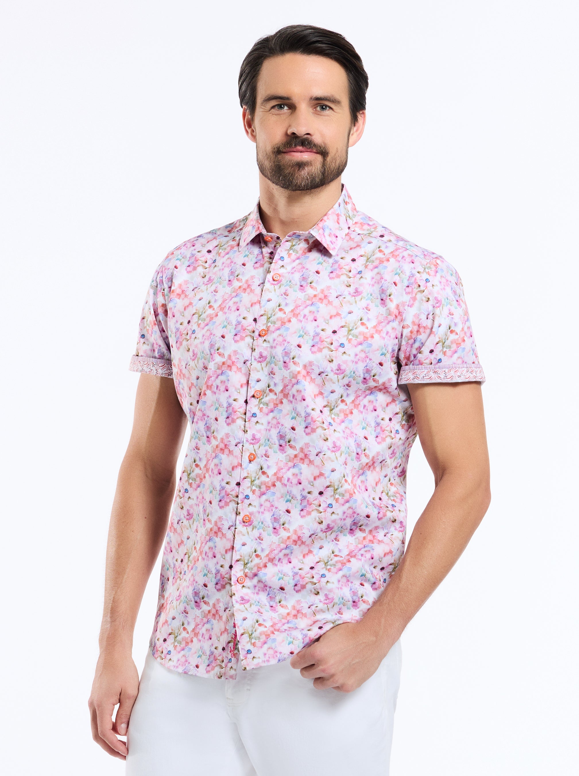 DANFORD SHORT SLEEVE BUTTON DOWN SHIRT