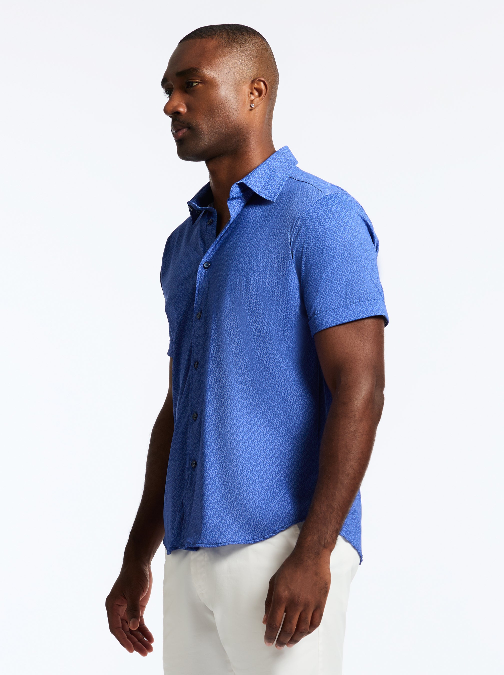 PIDMONT SHORT SLEEVE BUTTON DOWN SHIRT