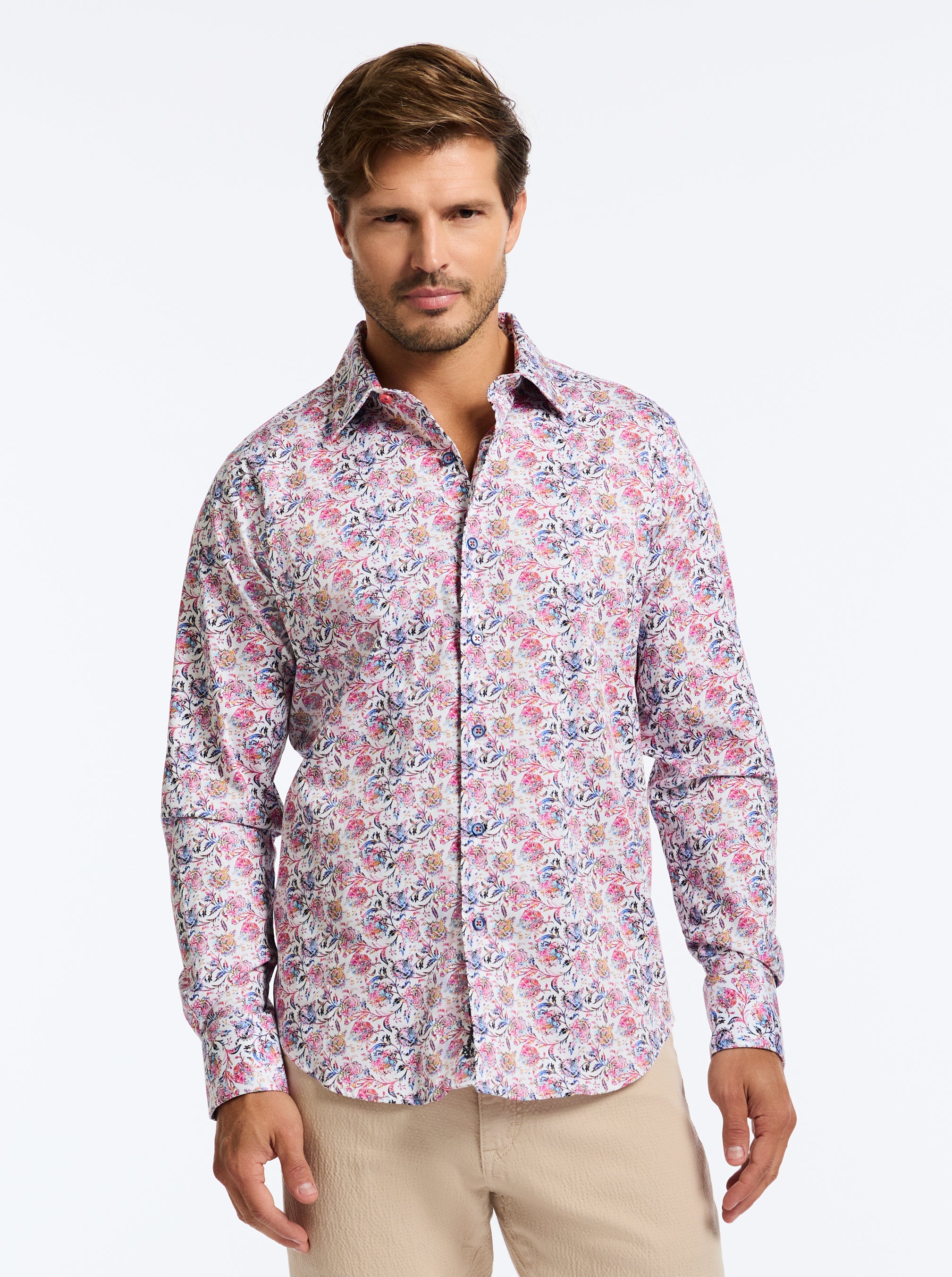 ANDAMAN LONG SLEEVE BUTTON DOWN SHIRT BIG