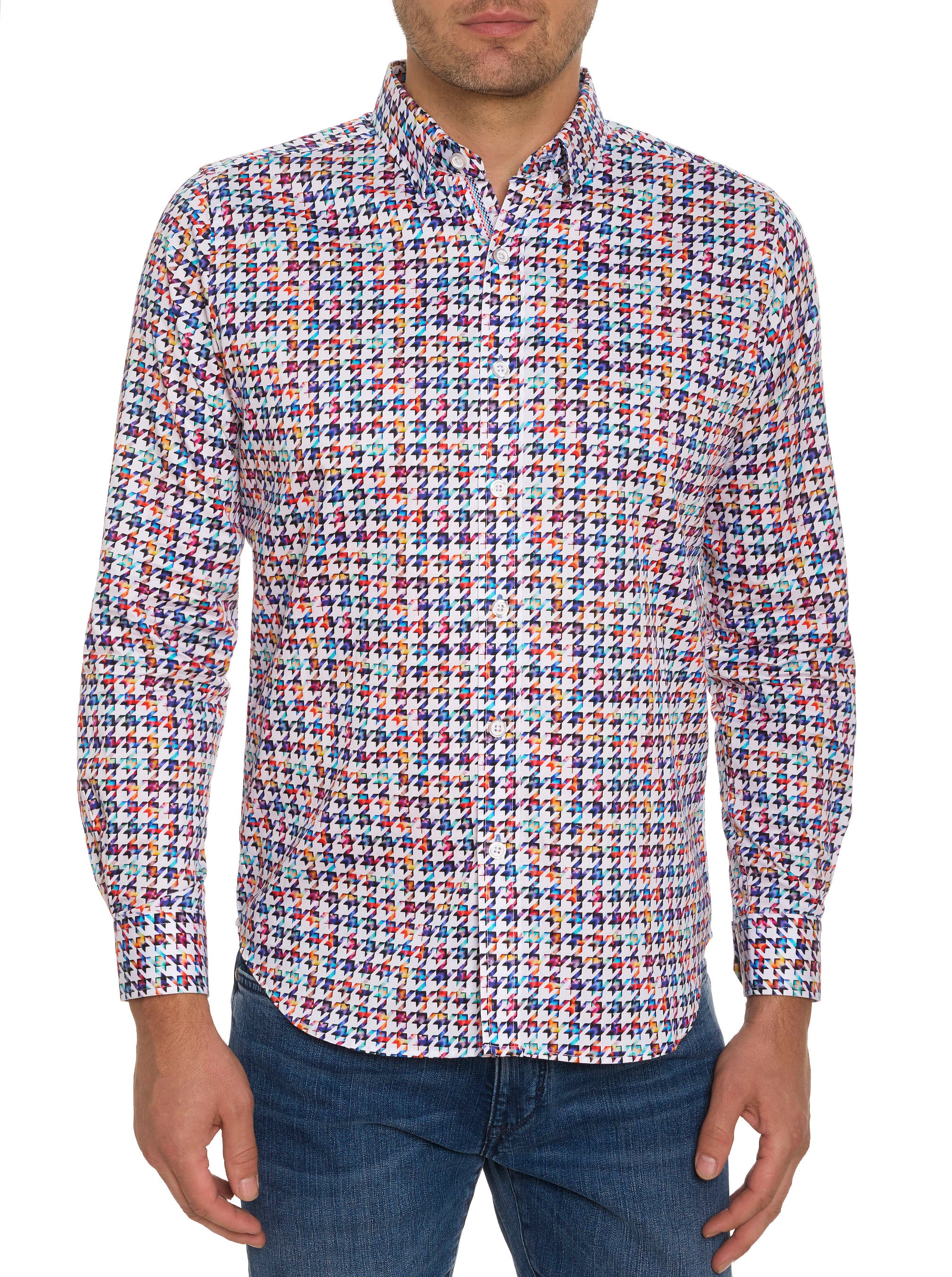 NATHAN LONG SLEEVE BUTTON DOWN SHIRT