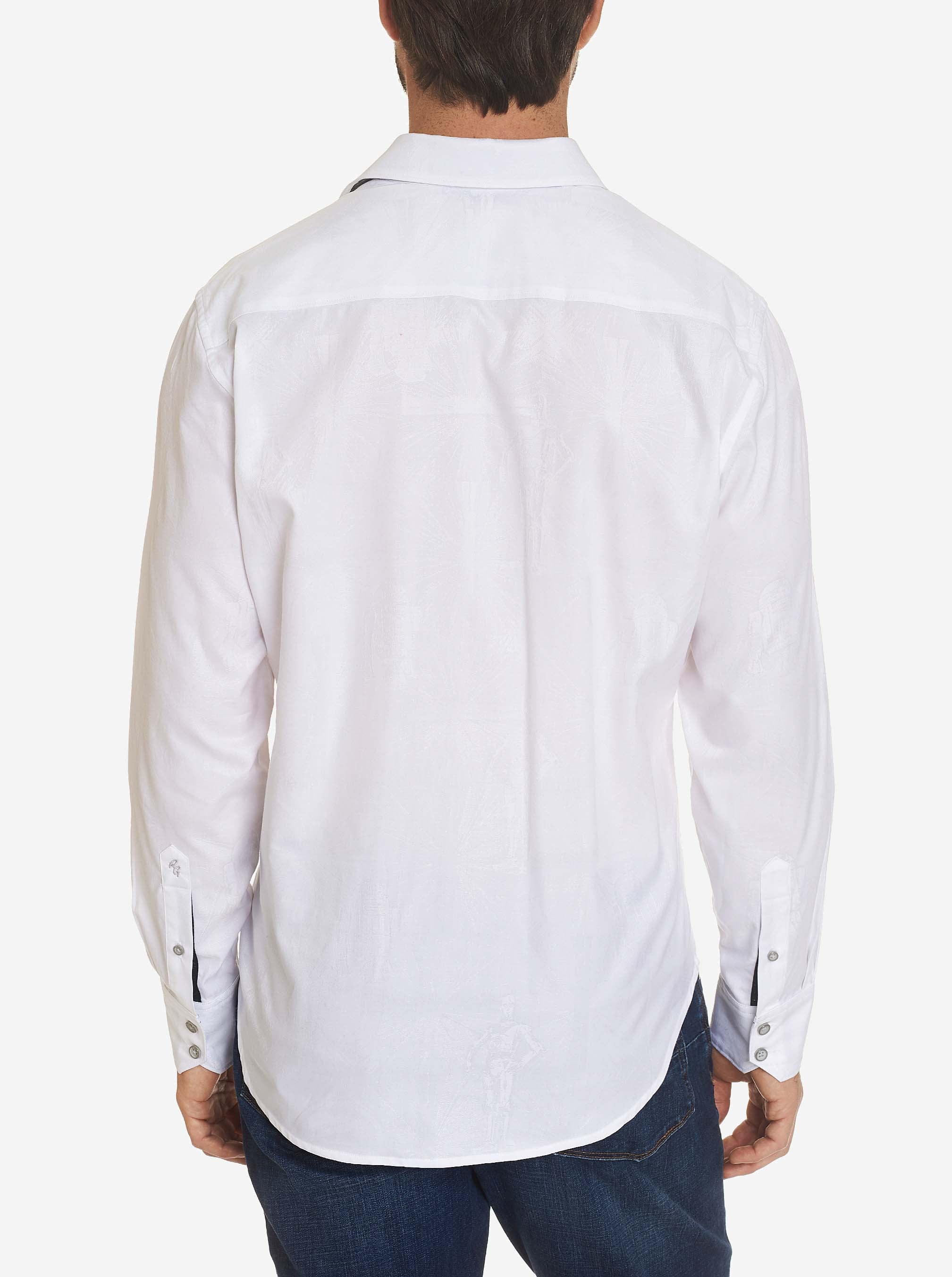 THE DROID LONG SLEEVE BUTTON DOWN SHIRT