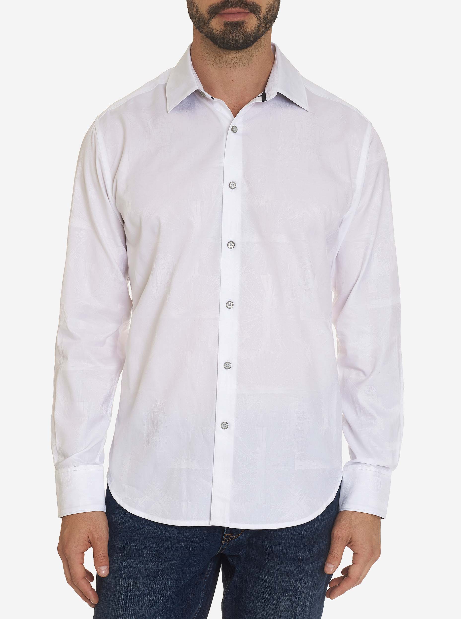 THE DROID LONG SLEEVE BUTTON DOWN SHIRT