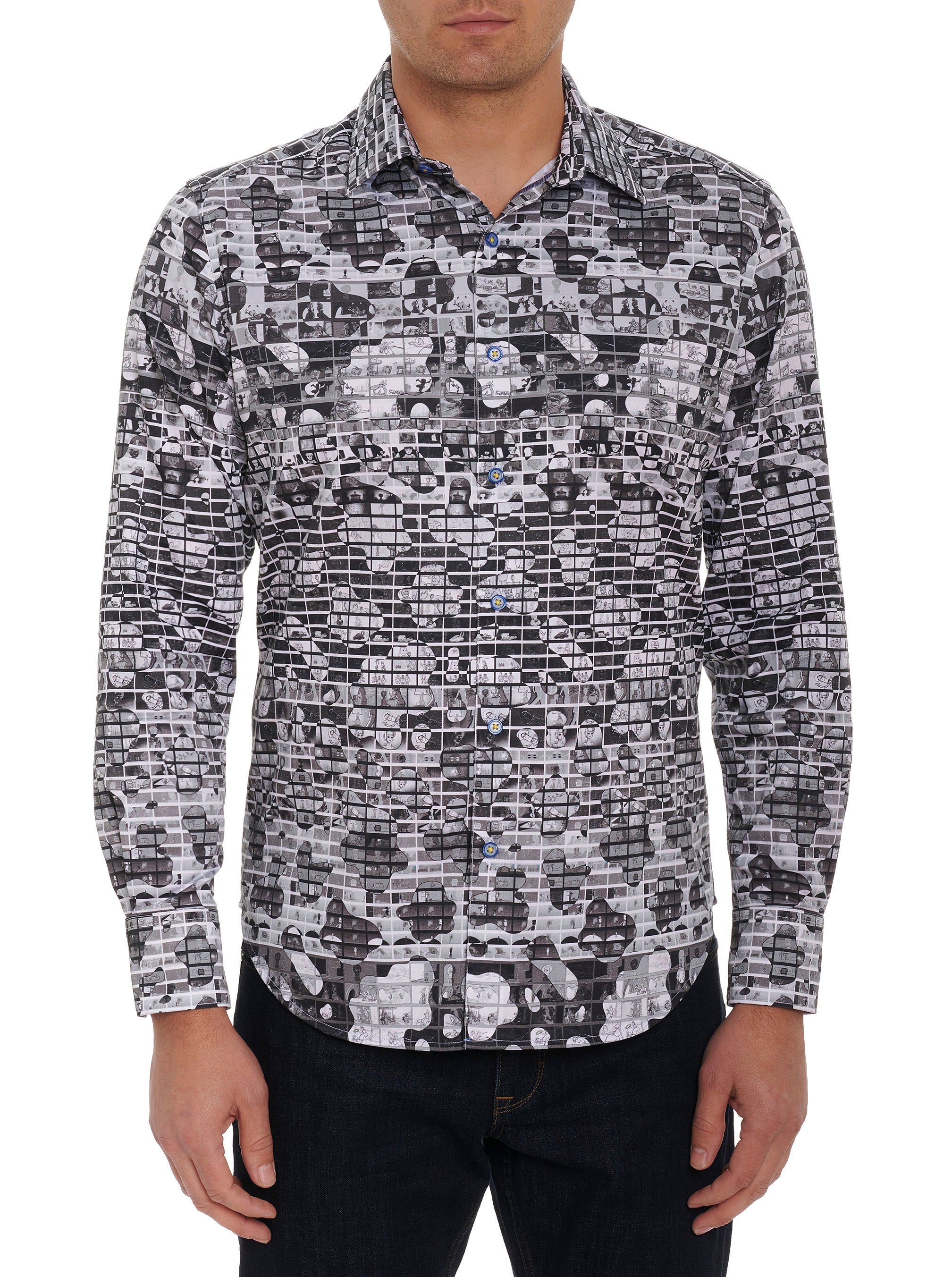 A FRIEND IN ME LONG SLEEVE BUTTON DOWN SHIRT