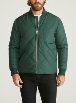 QUILTED BOMBER