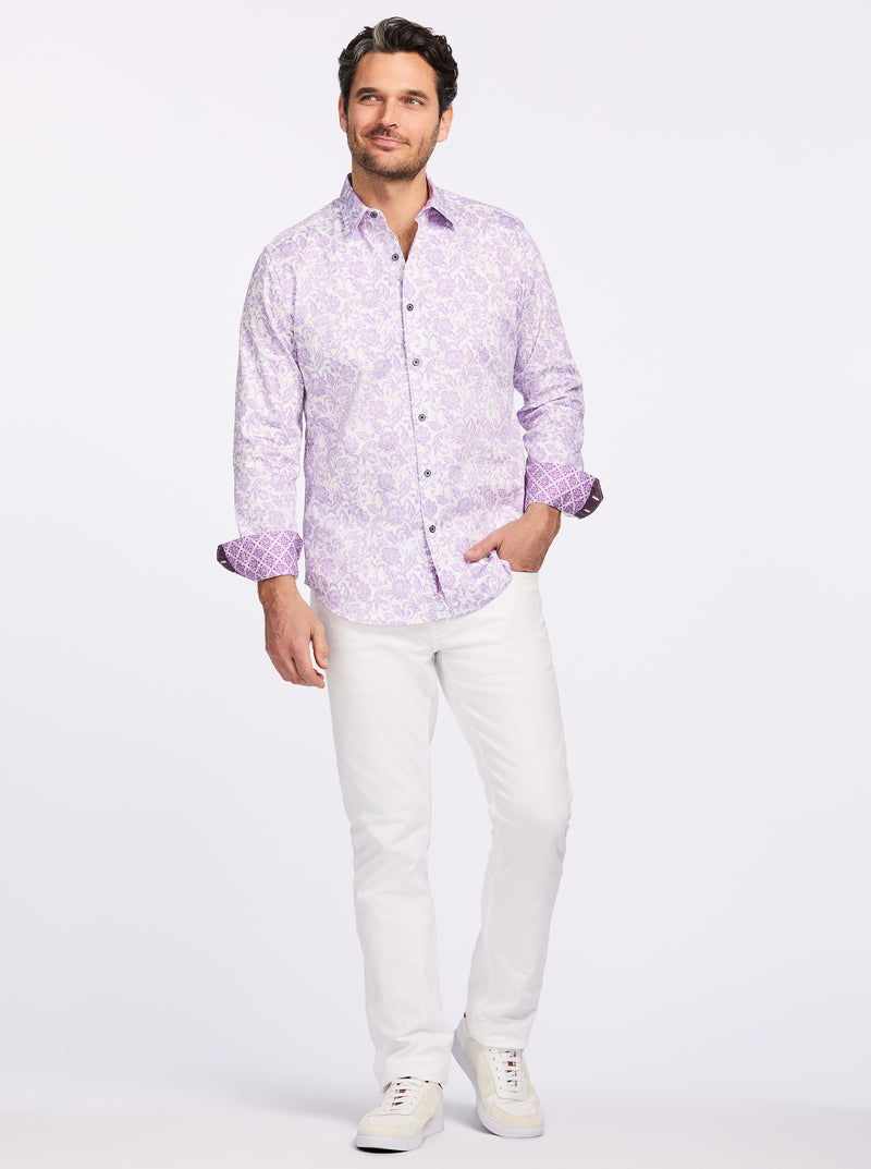 CALEDON LONG SLEEVE BUTTON DOWN SHIRT