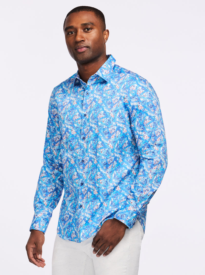 MARSTON LONG SLEEVE BUTTON DOWN SHIRT