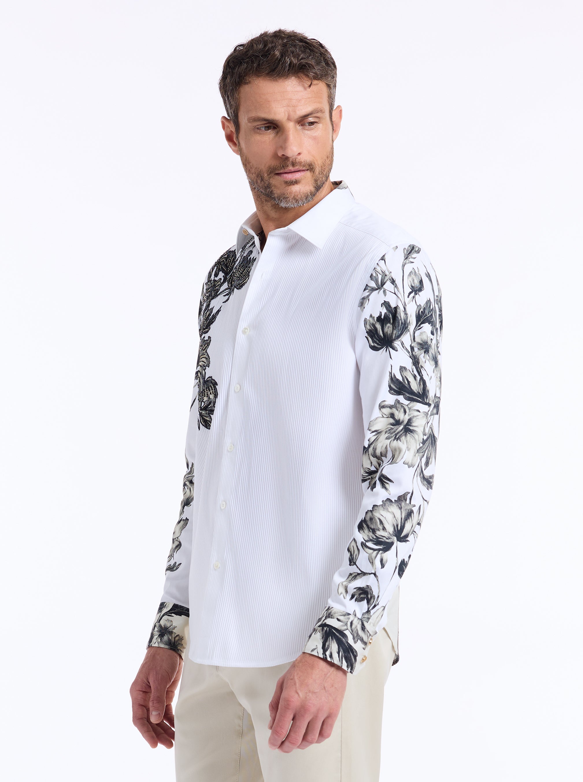 LIMITED EDITION THE BUD LONG SLEEVE BUTTON DOWN SHIRT TALL