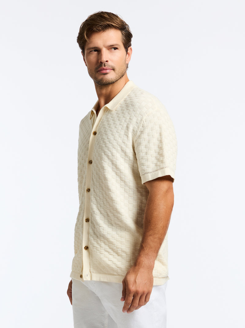 AMES SHORT SLEEVE SWEATER
