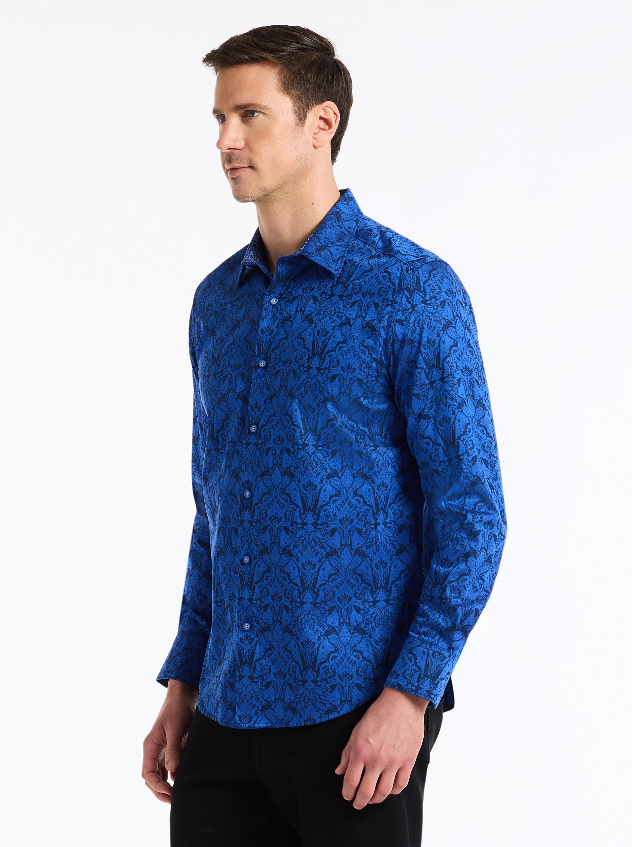 HIGHLAND LONG SLEEVE BUTTON DOWN SHIRT BIG