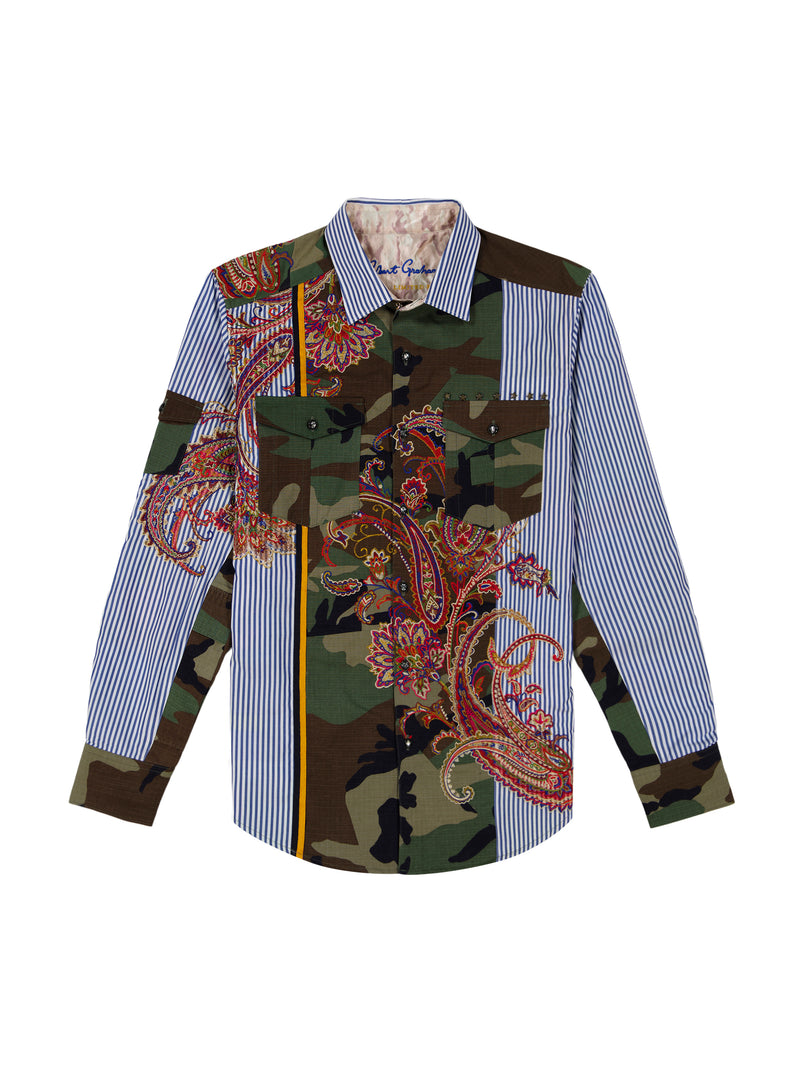 LIMITED EDITION THE LOVE & PEACE LONG SLEEVE BUTTON SHIRT