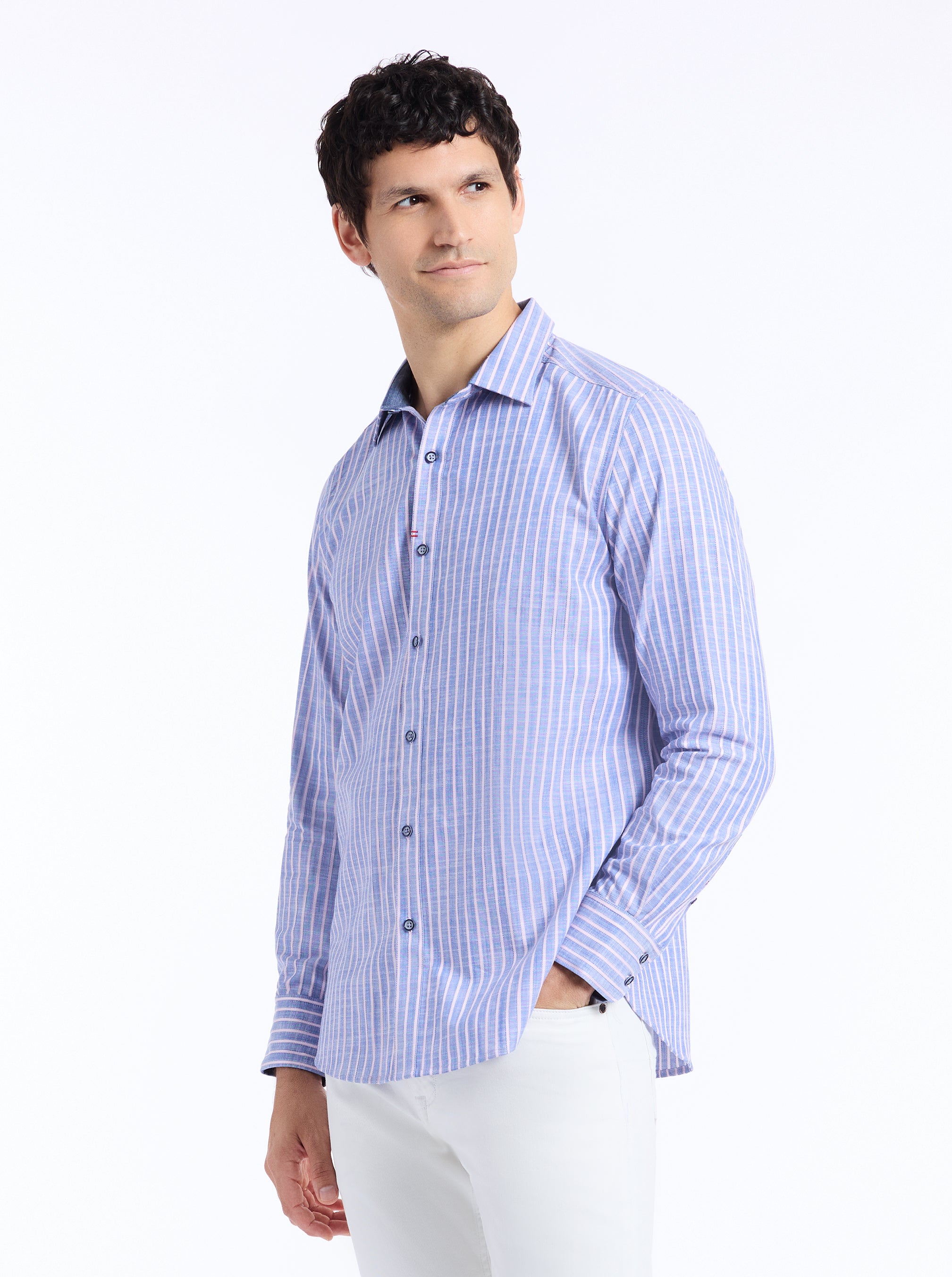 FARDELLA LONG SLEEVE BUTTON DOWN SHIRT