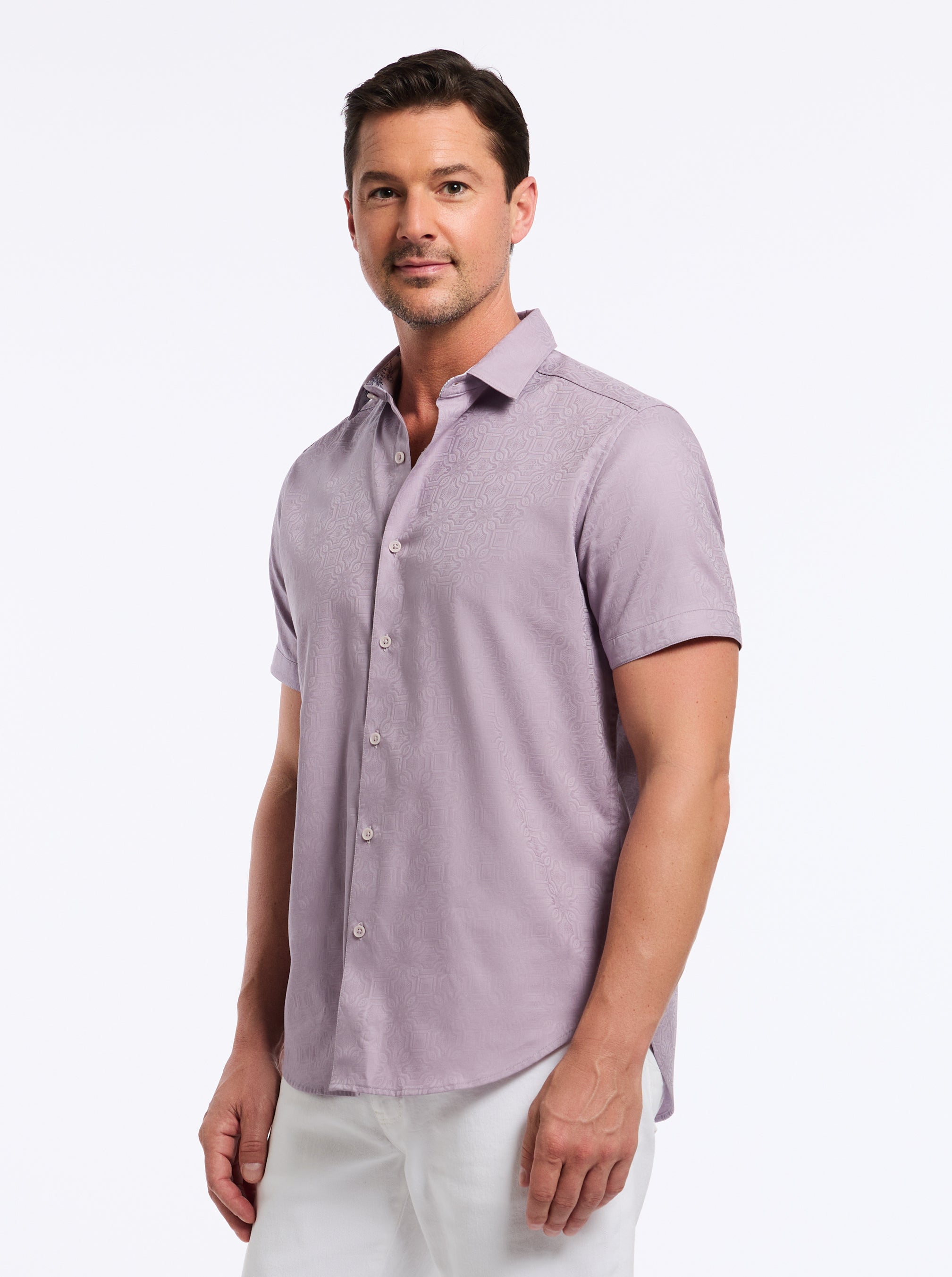 ODYSSEY SHORT SLEEVE BUTTON DOWN SHIRT