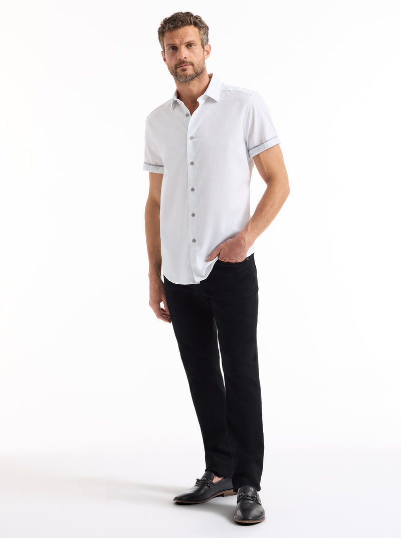 HIGHLAND SHORT SLEEVE BUTTON DOWN SHIRT