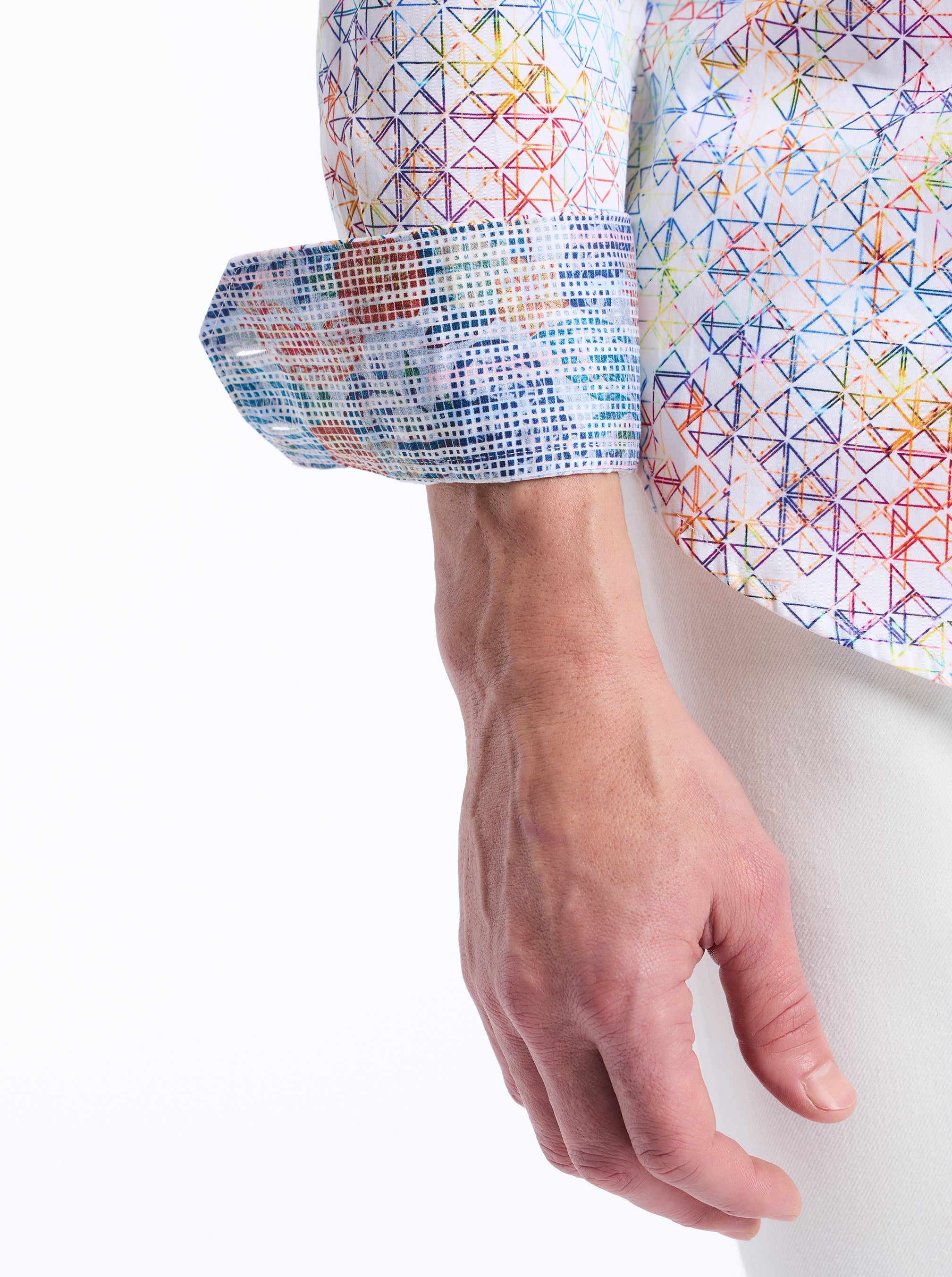 NAVER LONG SLEEVE BUTTON DOWN SHIRT