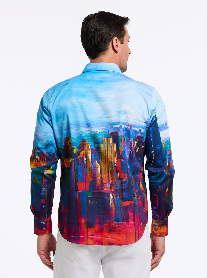 EMPIRE LONG SLEEVE BUTTON DOWN SHIRT