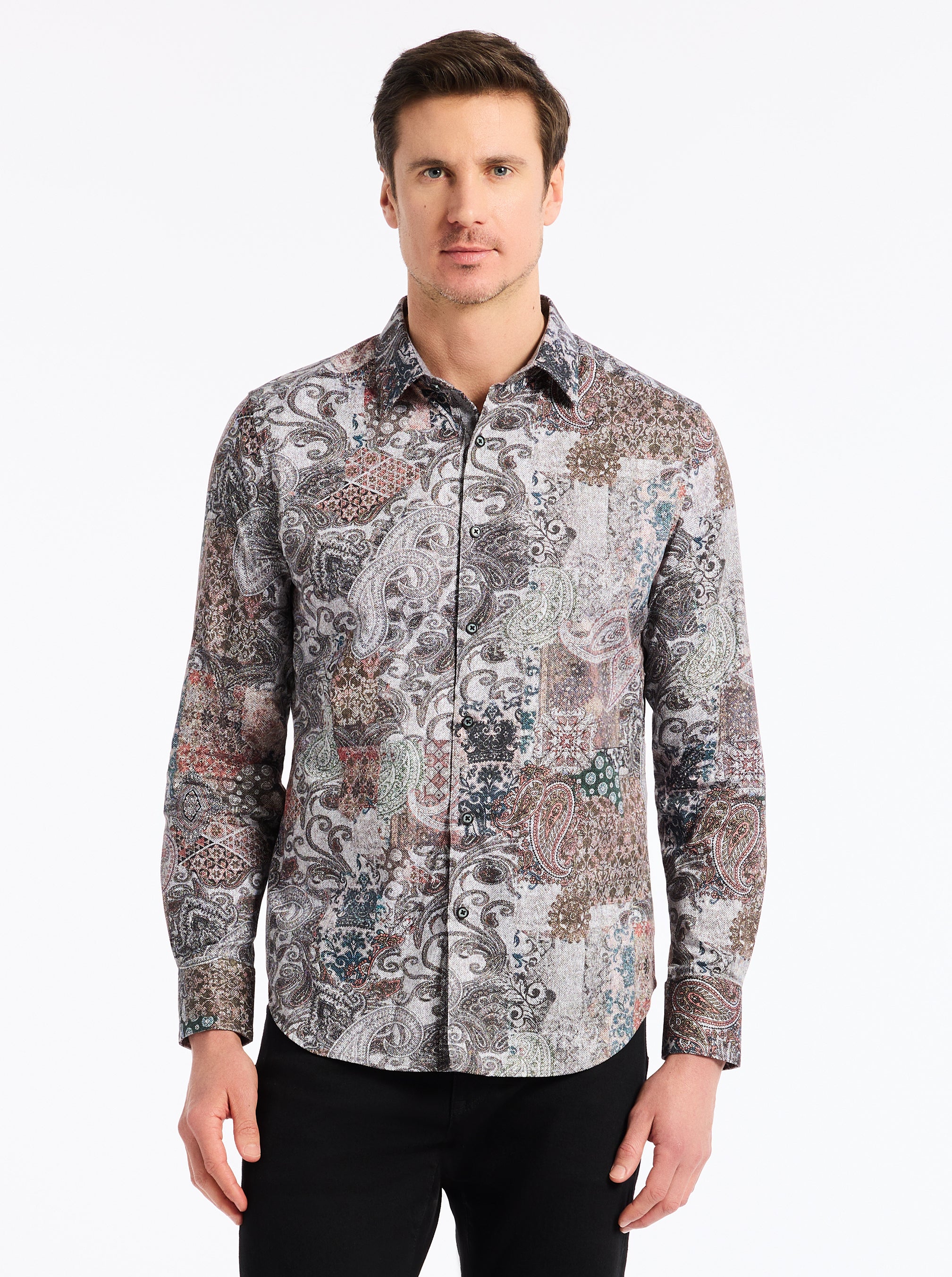 REMSEN LONG SLEEVE BUTTON DOWN SHIRT