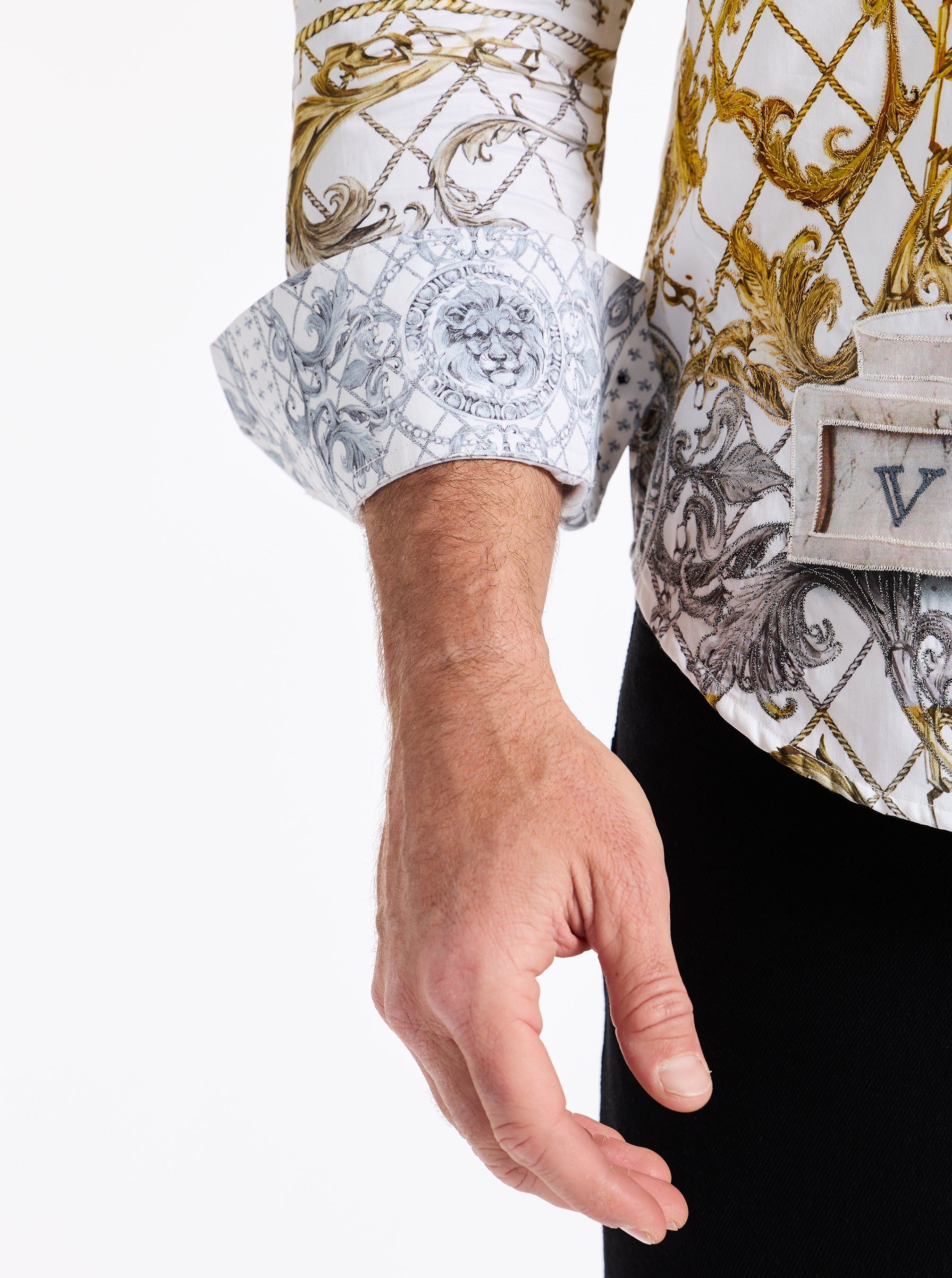 DIONYSIAN LONG SLEEVE BUTTON DOWN SHIRT