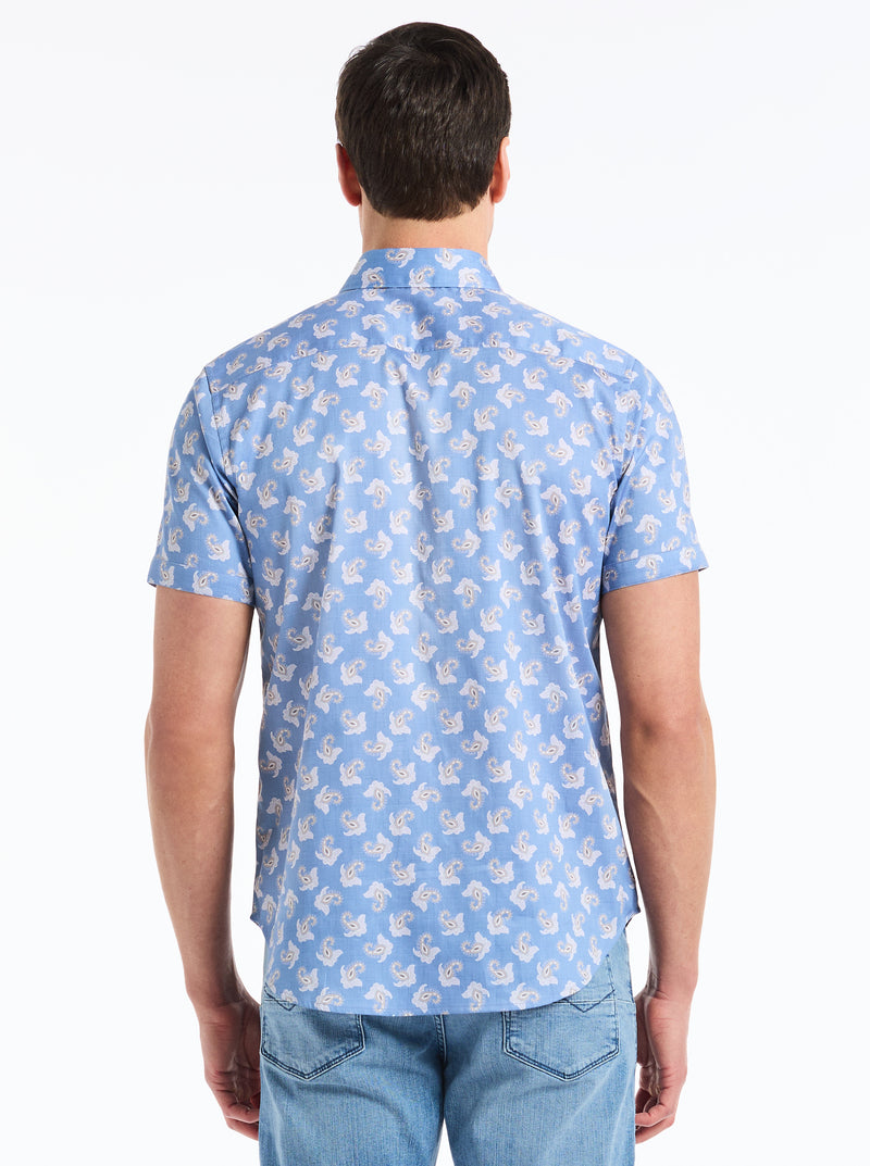 BEAUCHAMP SHORT SLEEVE BUTTON DOWN SHIRT