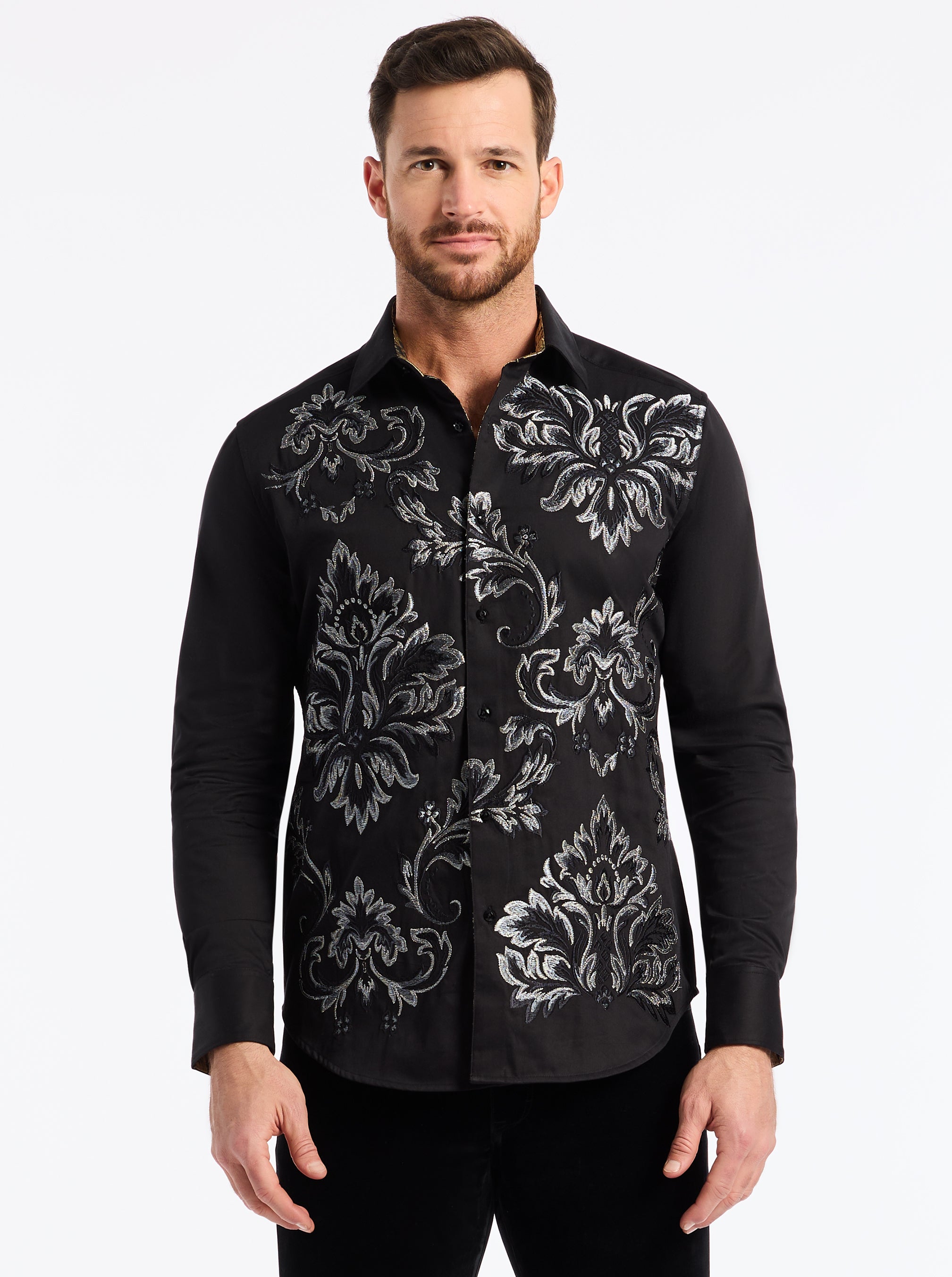 LIMITED EDITION LION'S SHADOW LONG SLEEVE BUTTON DOWN SHIRT