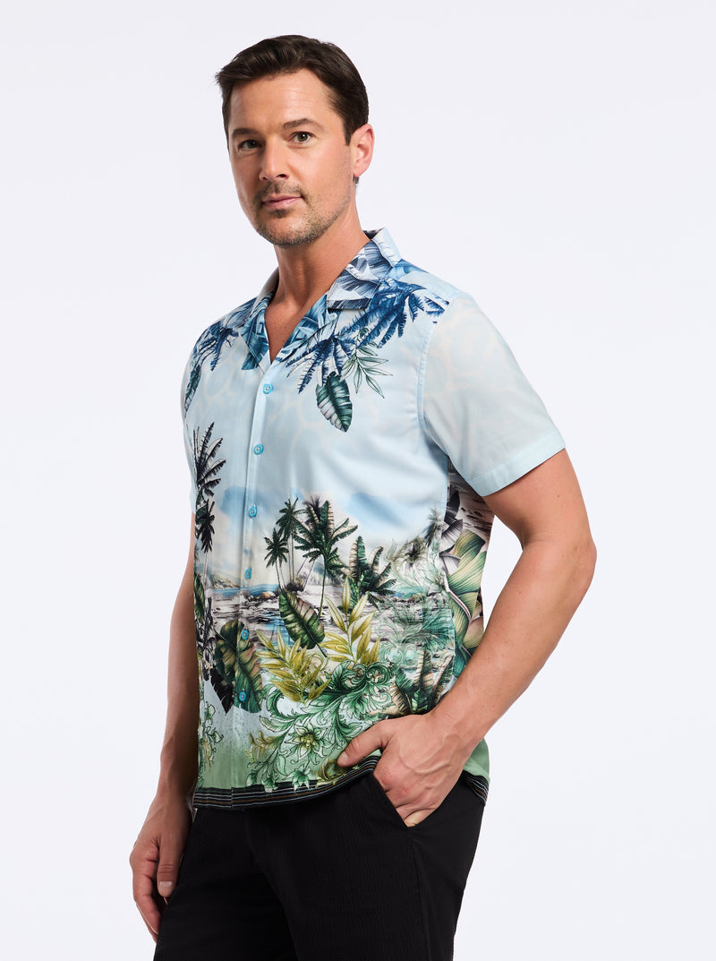 SAHARA SHORT SLEEVE BUTTON DOWN SHIRT