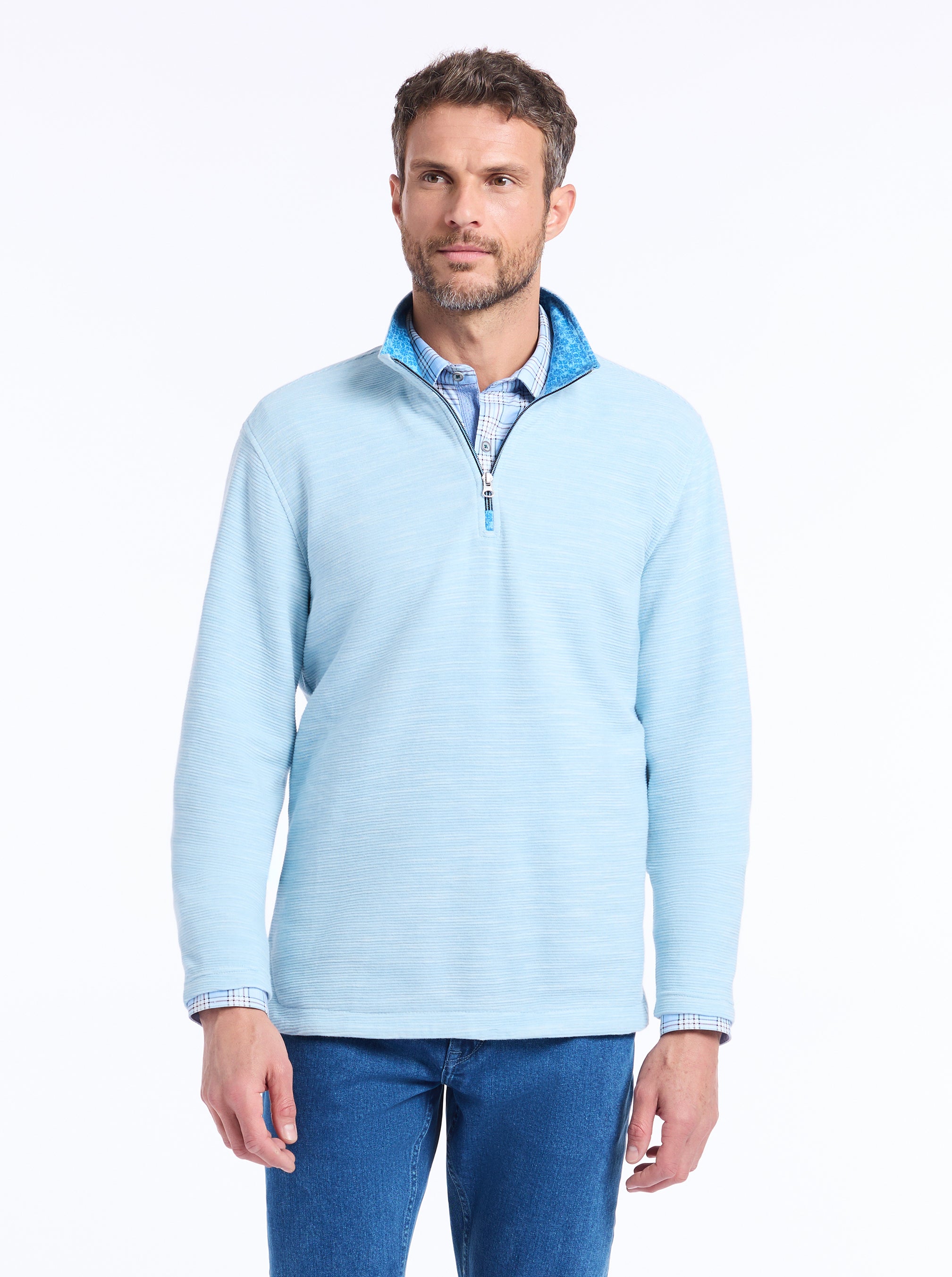 LEDSON LONG SLEEVE KNIT SHIRT