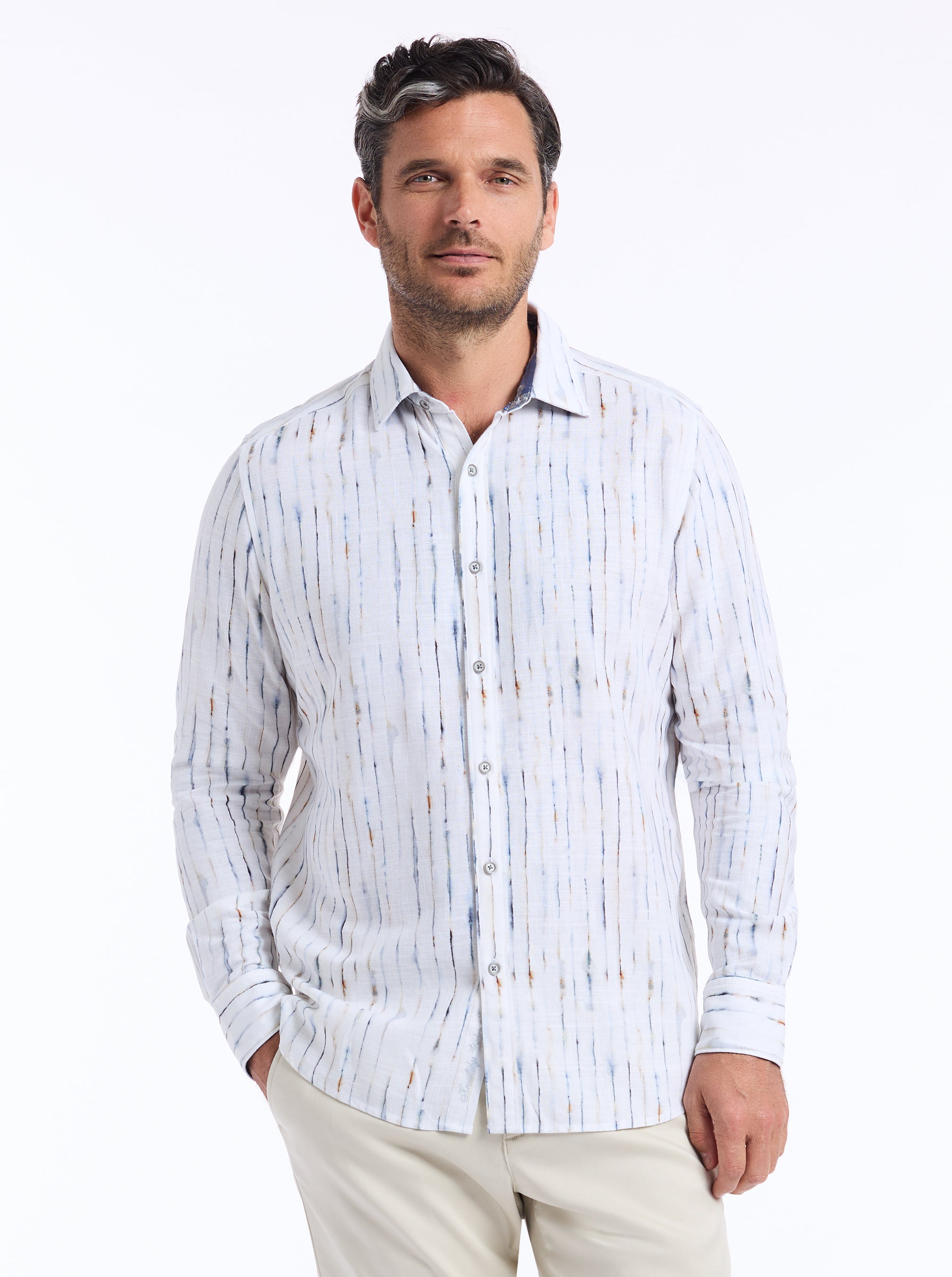 BRADLAUGH LONG SLEEVE BUTTON DOWN SHIRT