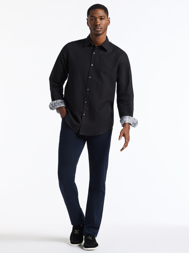 DAVIS LONG SLEEVE BUTTON DOWN SHIRT