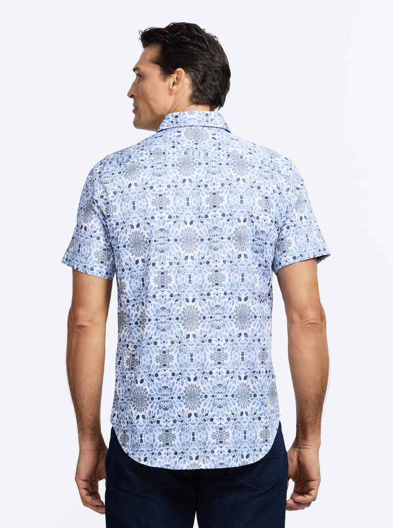 AMAGANSETT SHORT SLEEVE BUTTON DOWN SHIRT