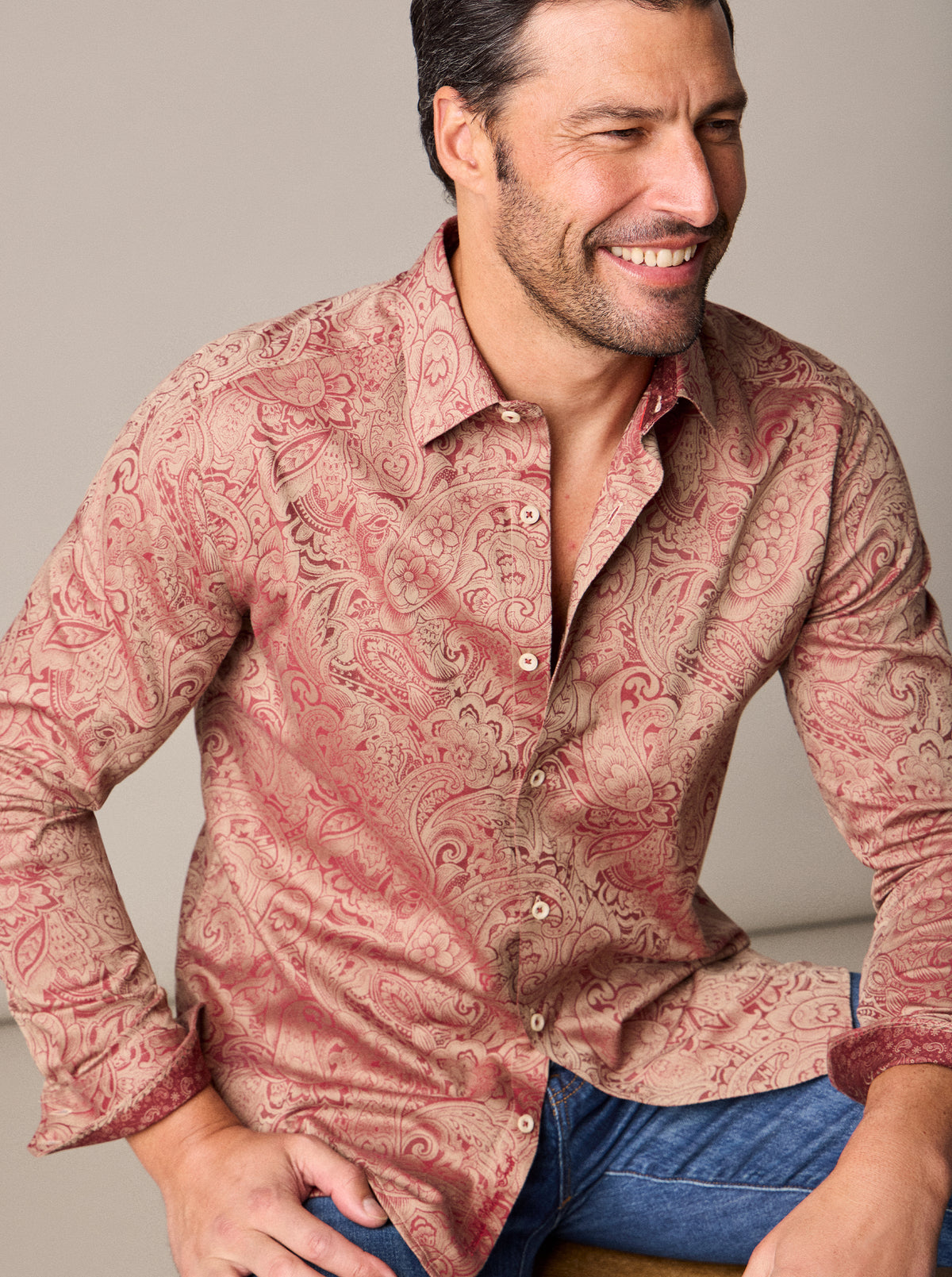 HUDSON LONG SLEEVE BUTTON DOWN SHIRT