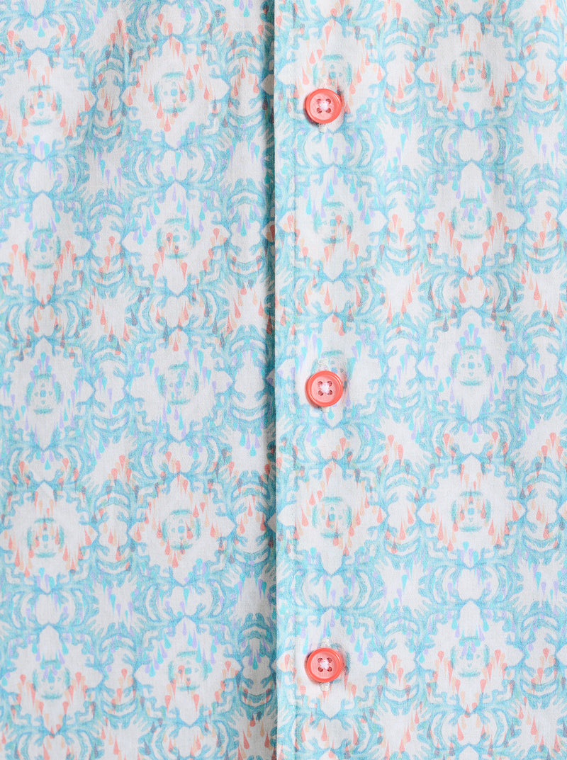 MIRAGE LONG SLEEVE BUTTON DOWN SHIRT