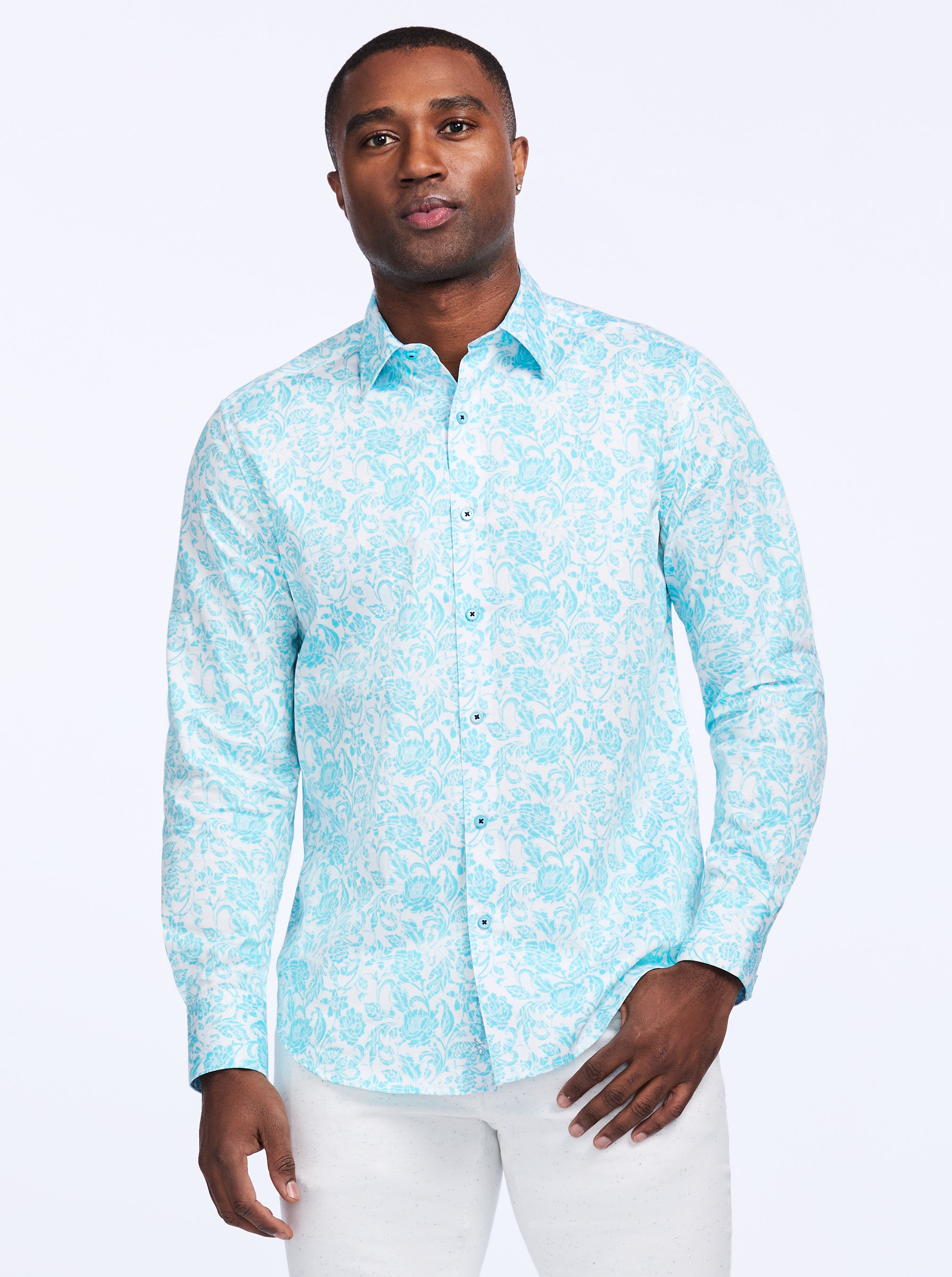CALEDON LONG SLEEVE BUTTON DOWN SHIRT