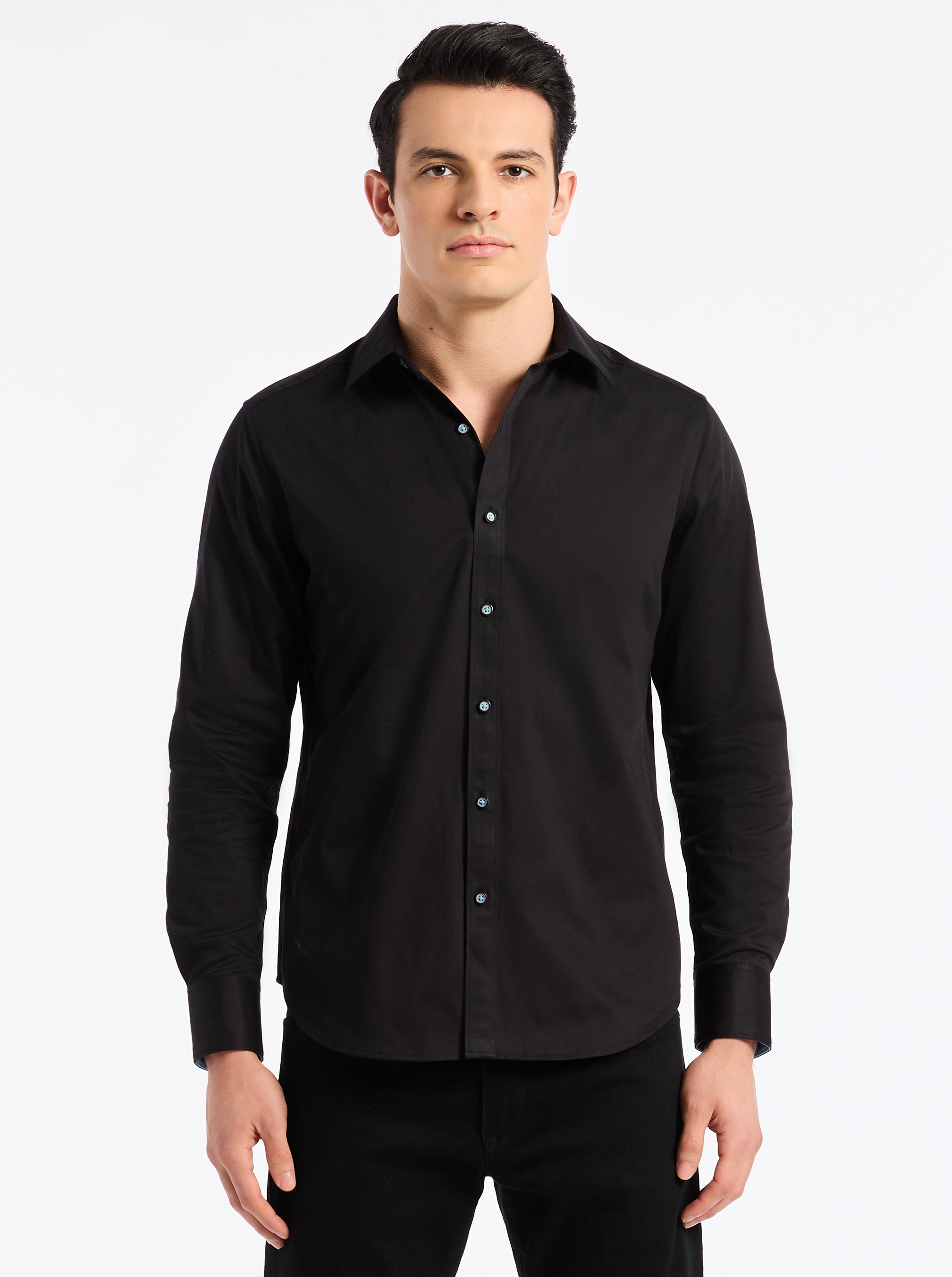 RIDE THE LINE LONG SLEEVE BUTTON DOWN SHIRT