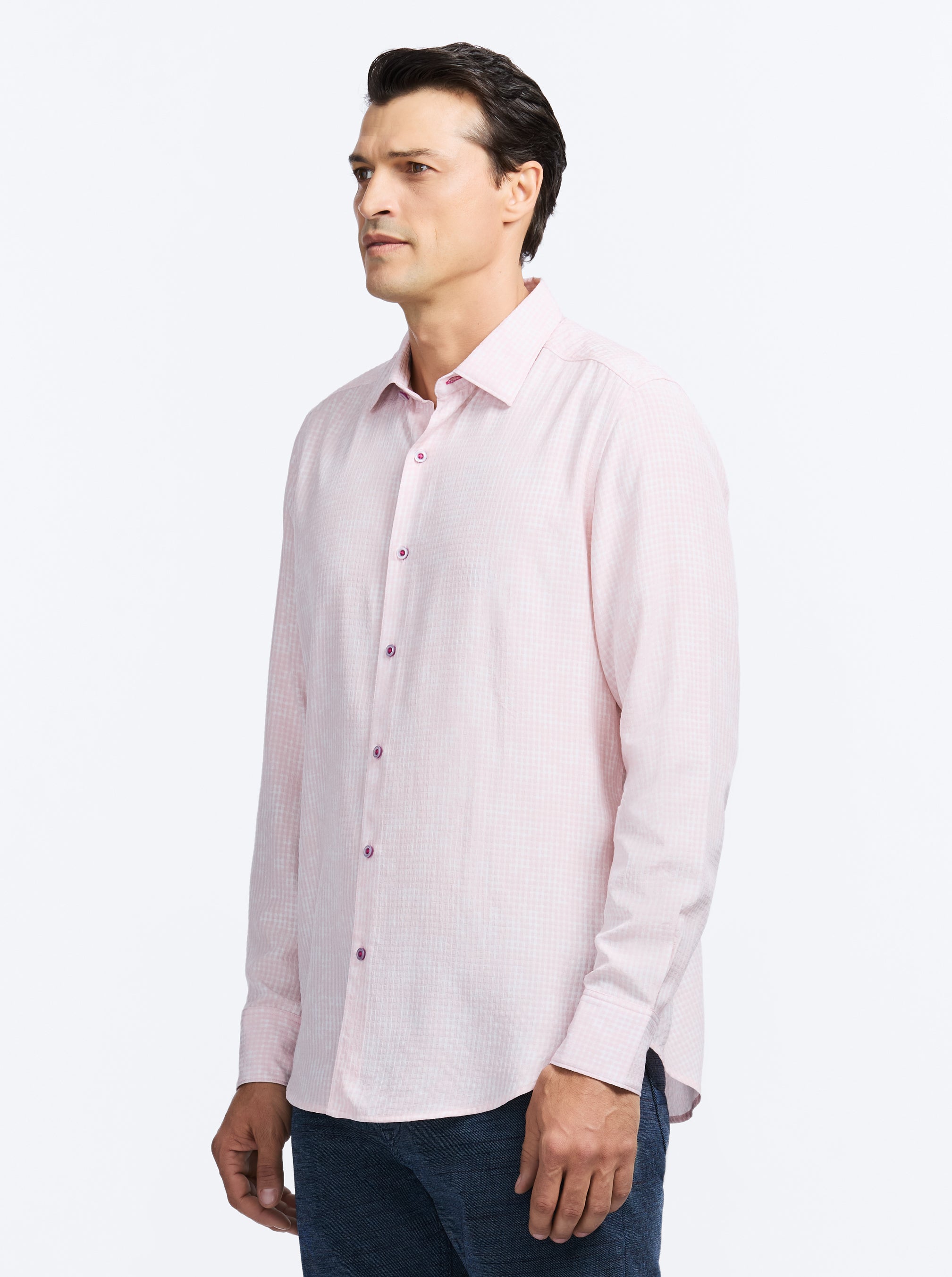 ANGOLA LONG SLEEVE BUTTON DOWN SHIRT