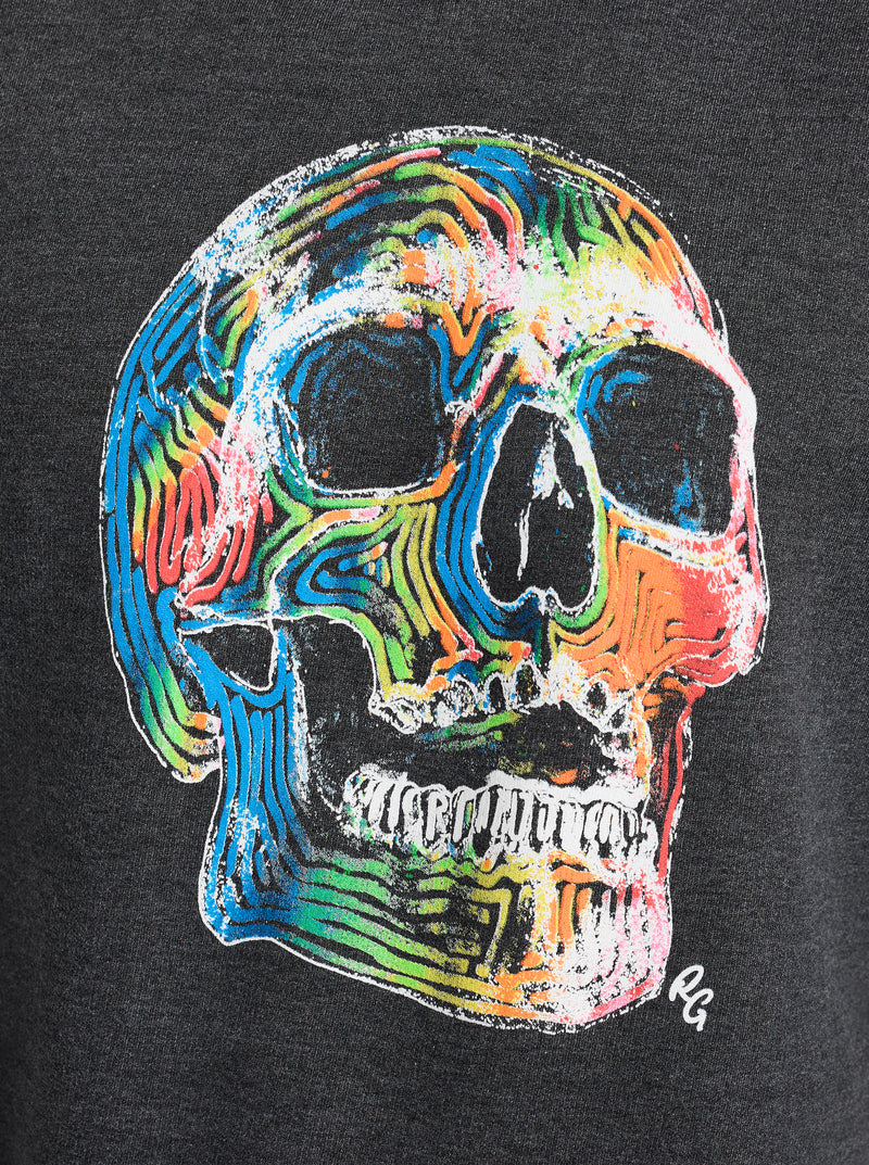 NEON BONES LONG SLEEVE KNIT SHIRT
