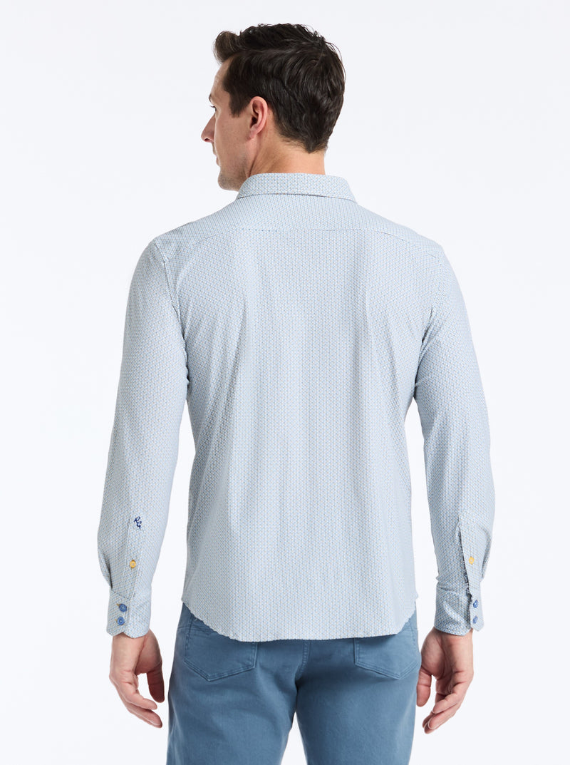 CAVEDA LONG SLEEVE BUTTON DOWN SHIRT