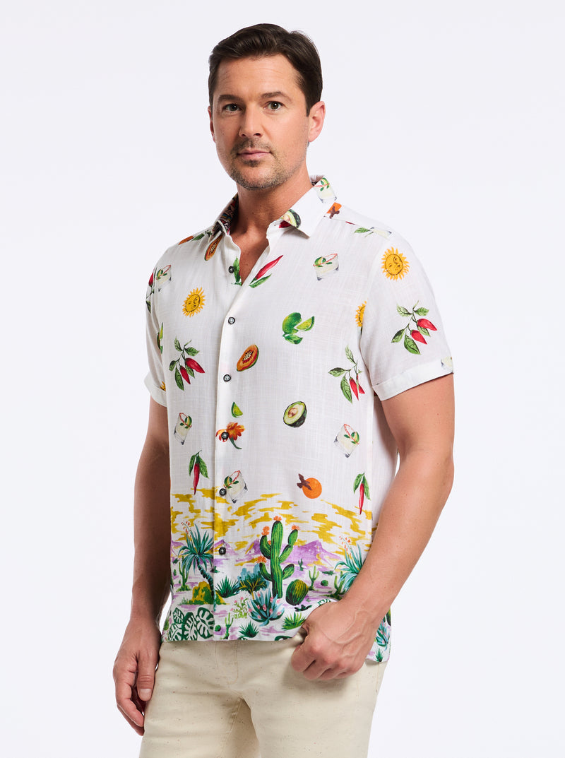 MEZCAL SHORT SLEEVE BUTTON DOWN SHIRT