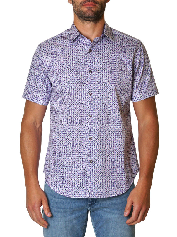 ATKINS SHORT SLEEVE BUTTON DOWN SHIRT